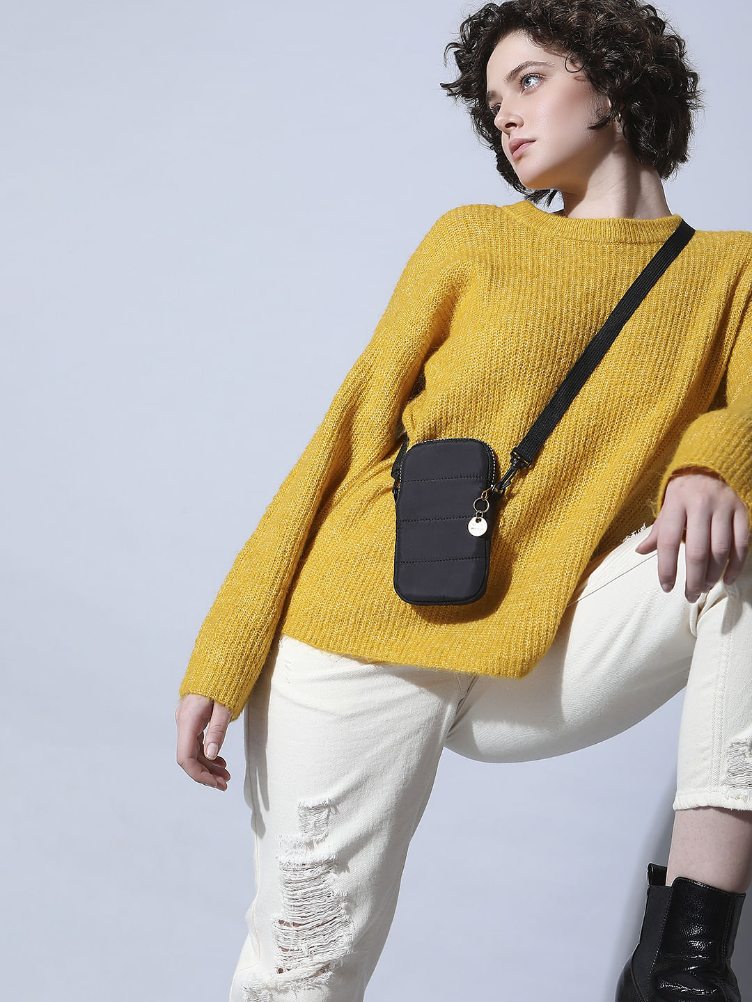 Mustard Yellow Full Sleeves Pullover