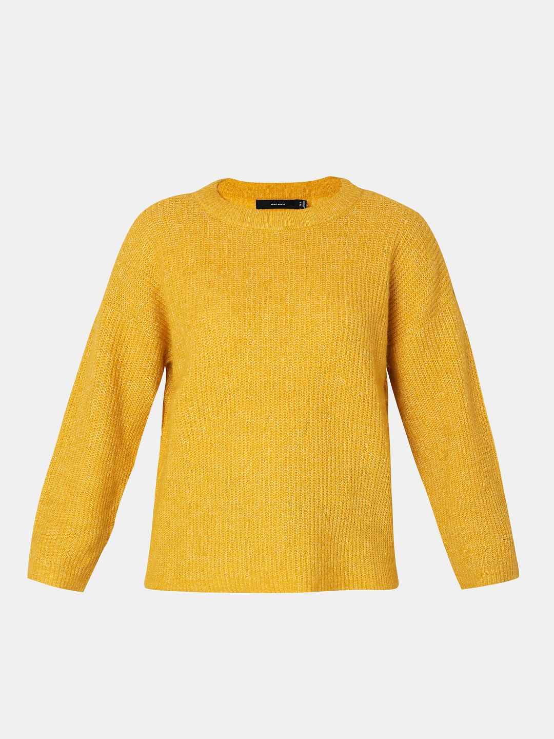 Mustard Yellow Full Sleeves Pullover