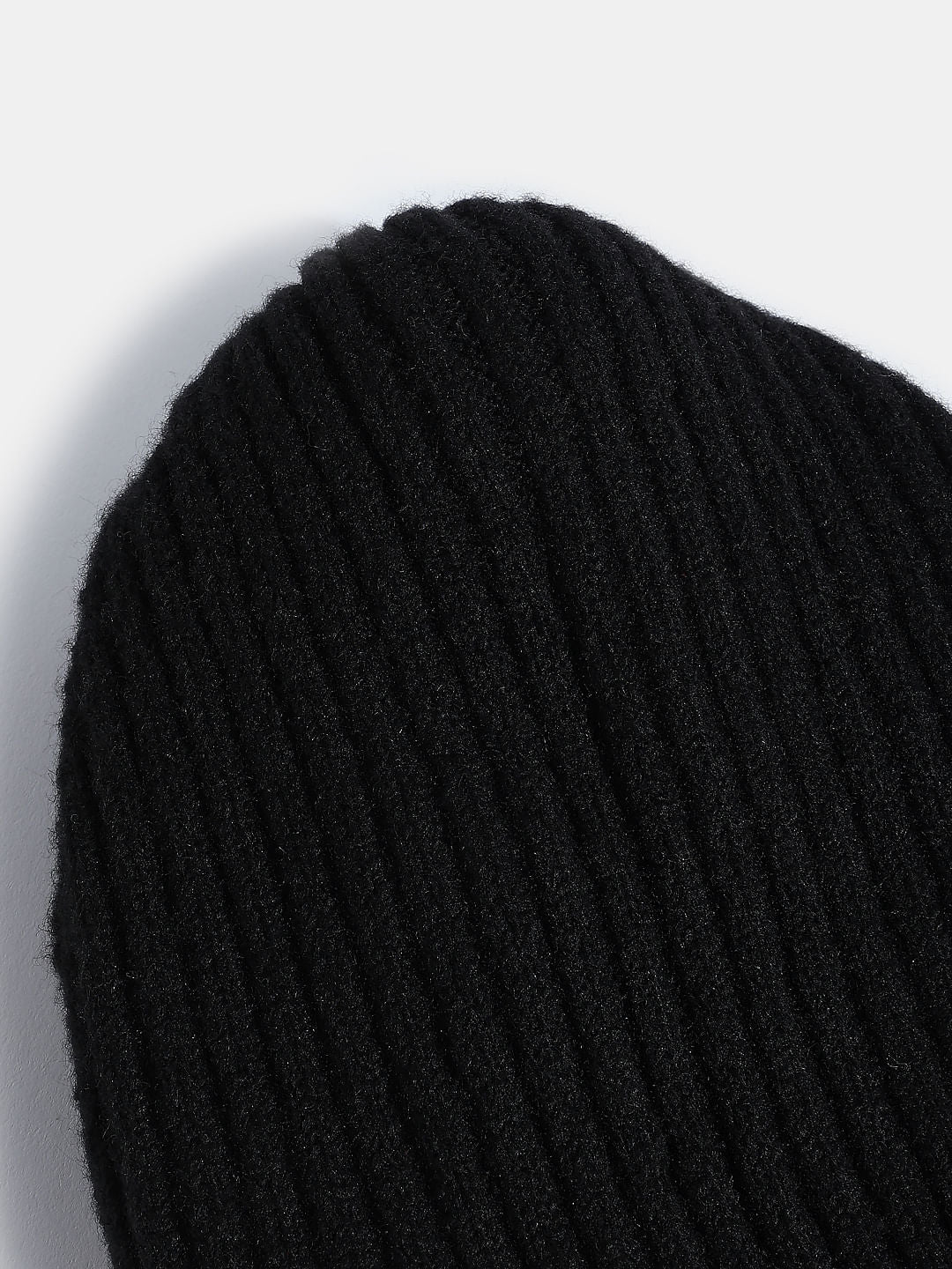 Black Pom Pom Beanie