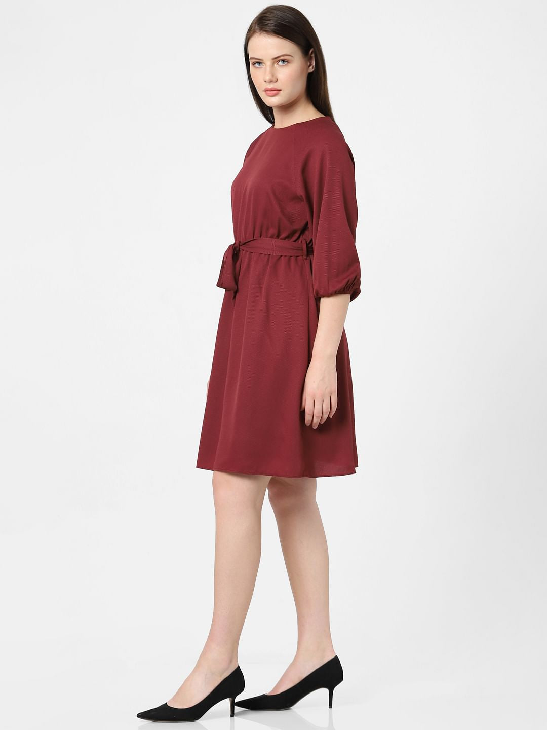 Wine Shift Dress