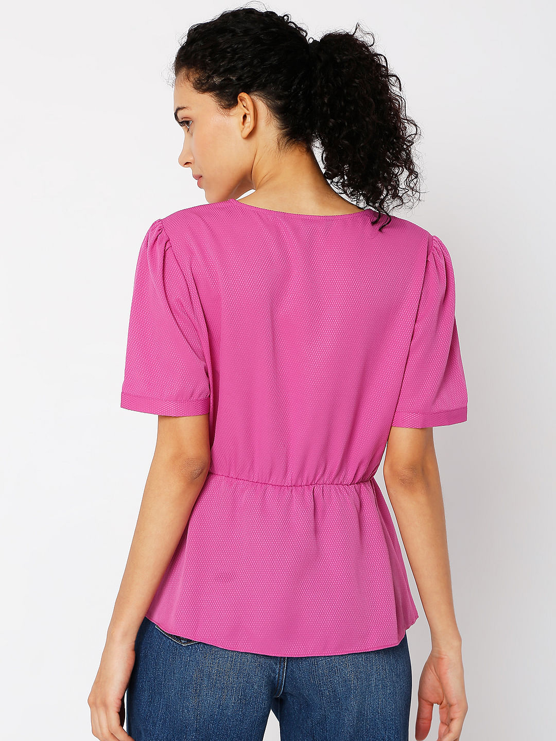 Purple Flared Top