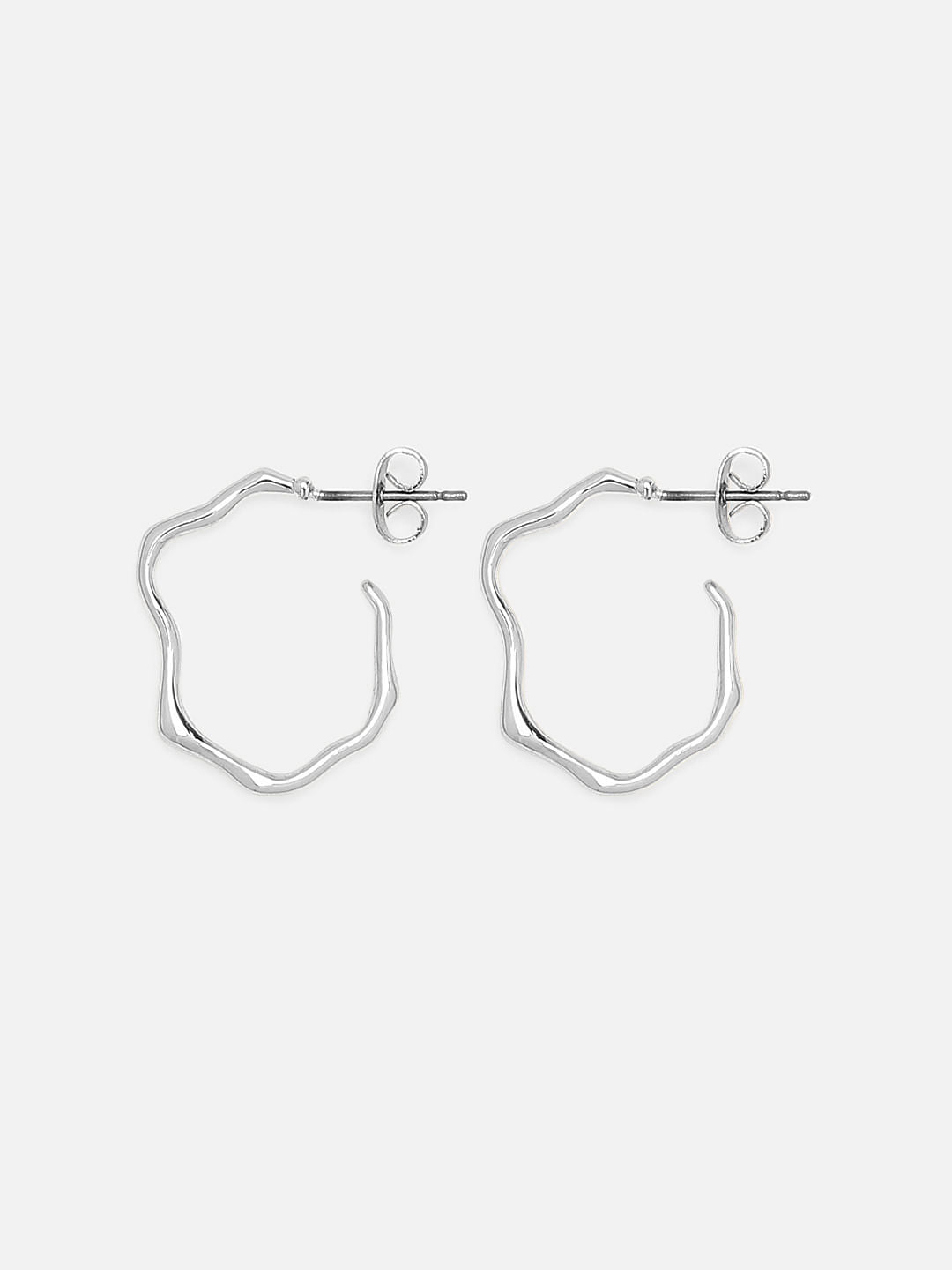 Silver Hoop Earrings