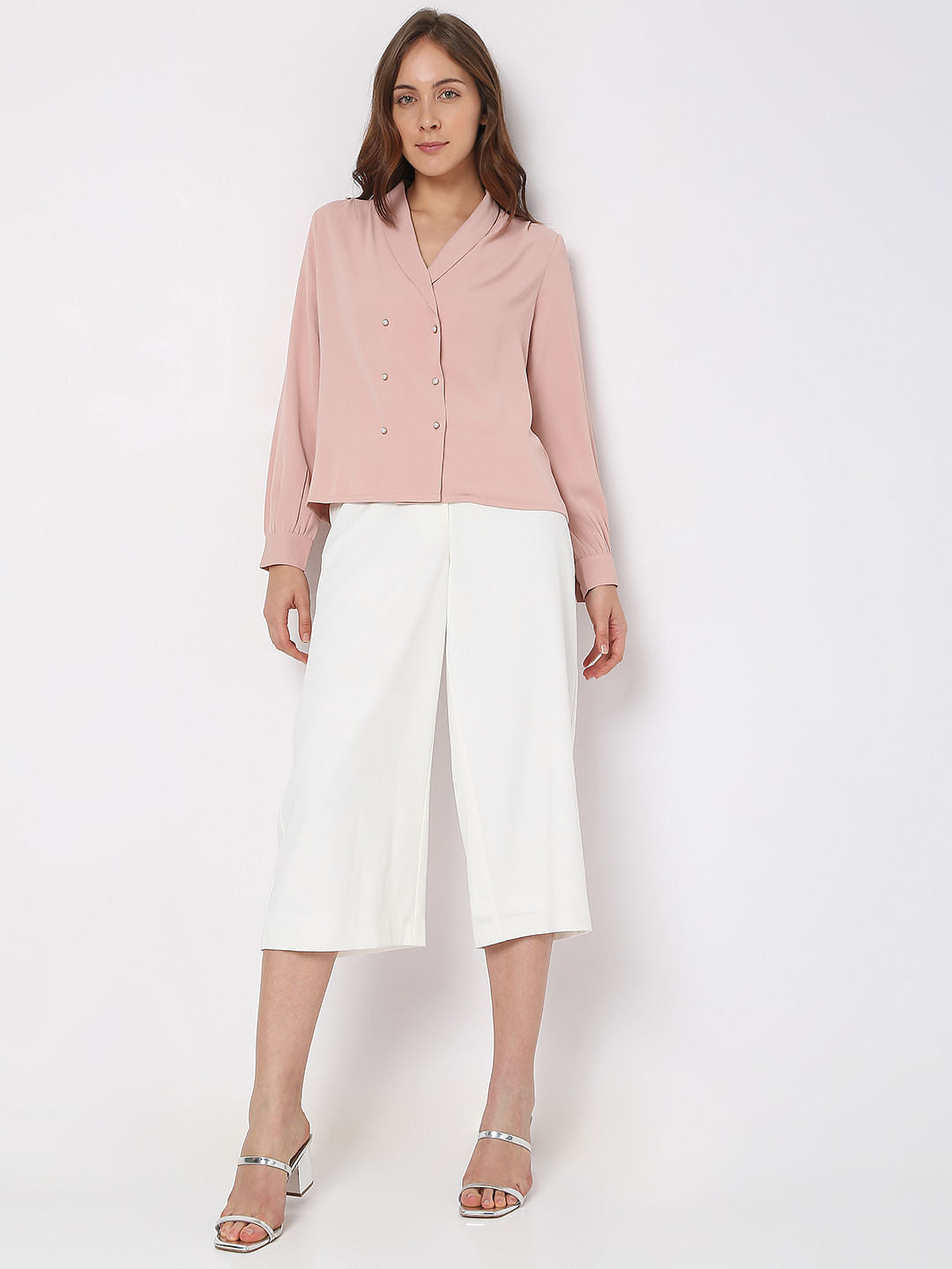 Pink Pearl Embellished Top