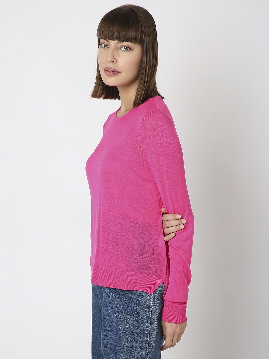 Fuchsia Full Sleeves Pullover