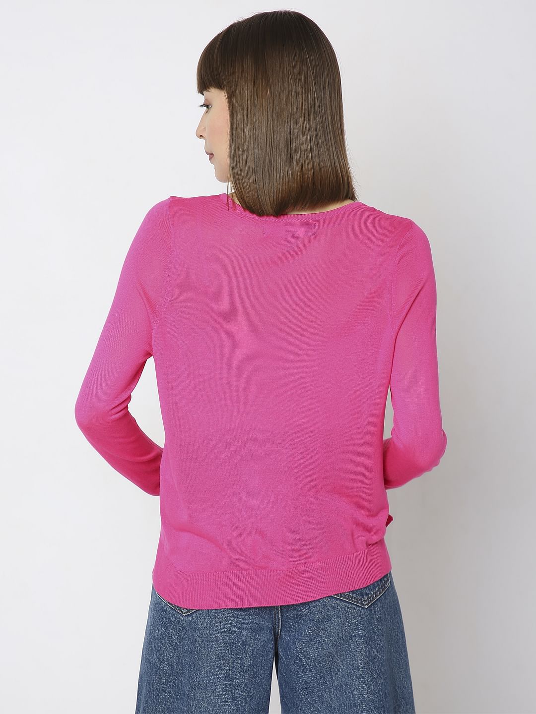 Fuchsia Full Sleeves Pullover