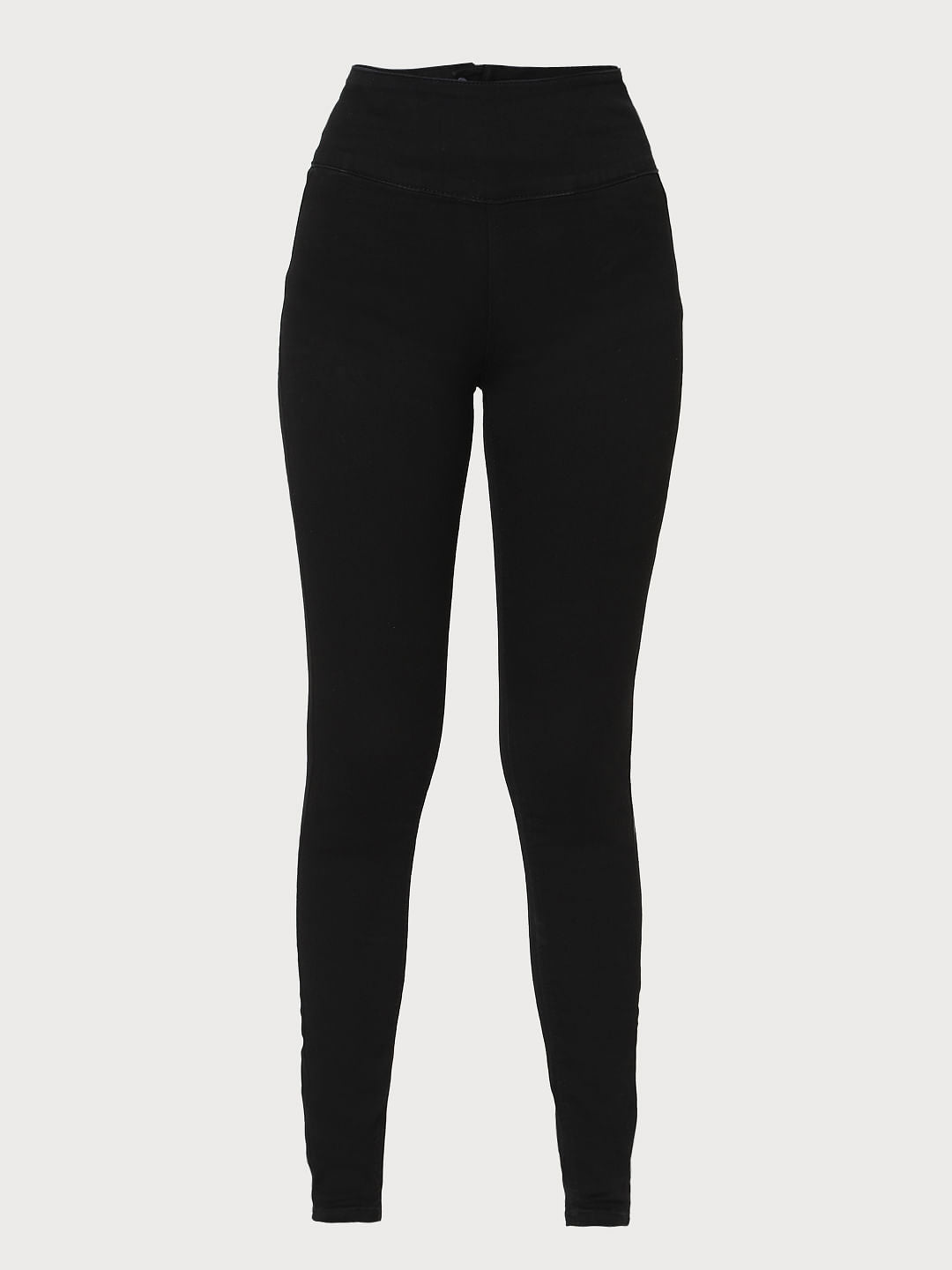 Black High Rise Jeggings