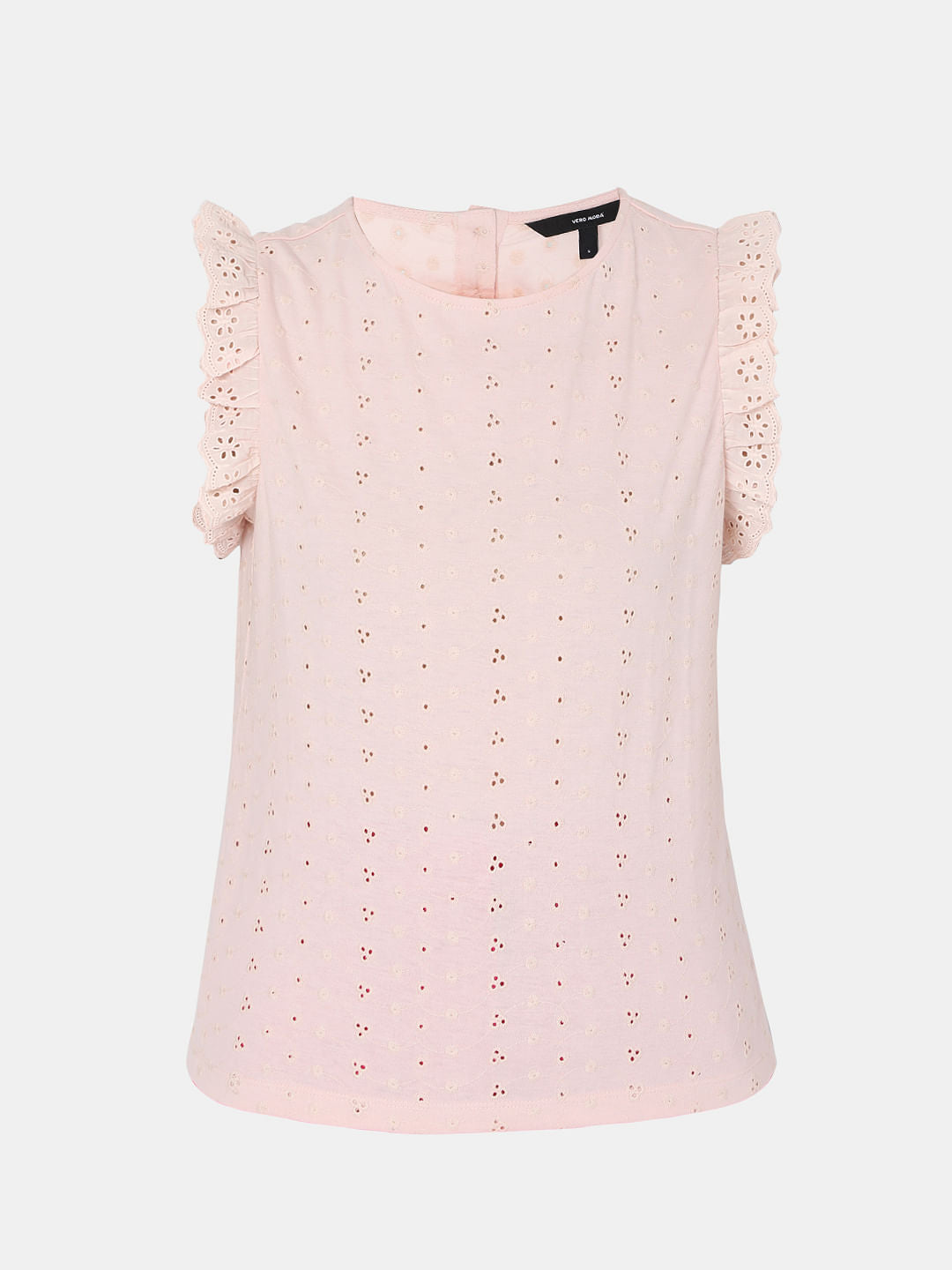 Pink Schiffli Top