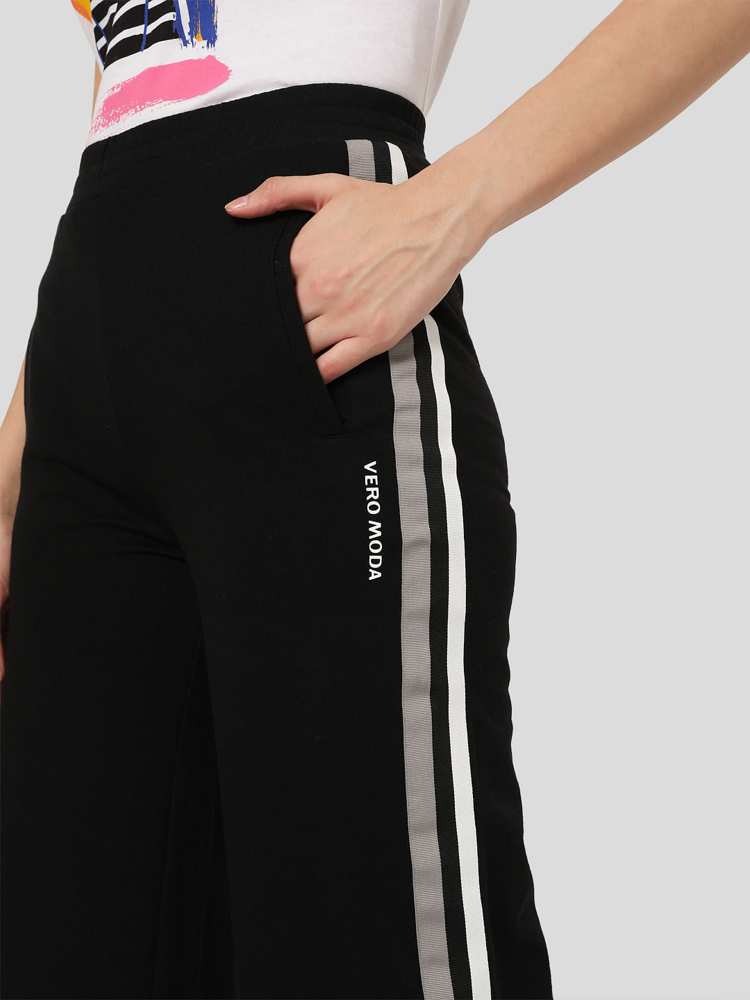 Black Flared Lounge Joggers