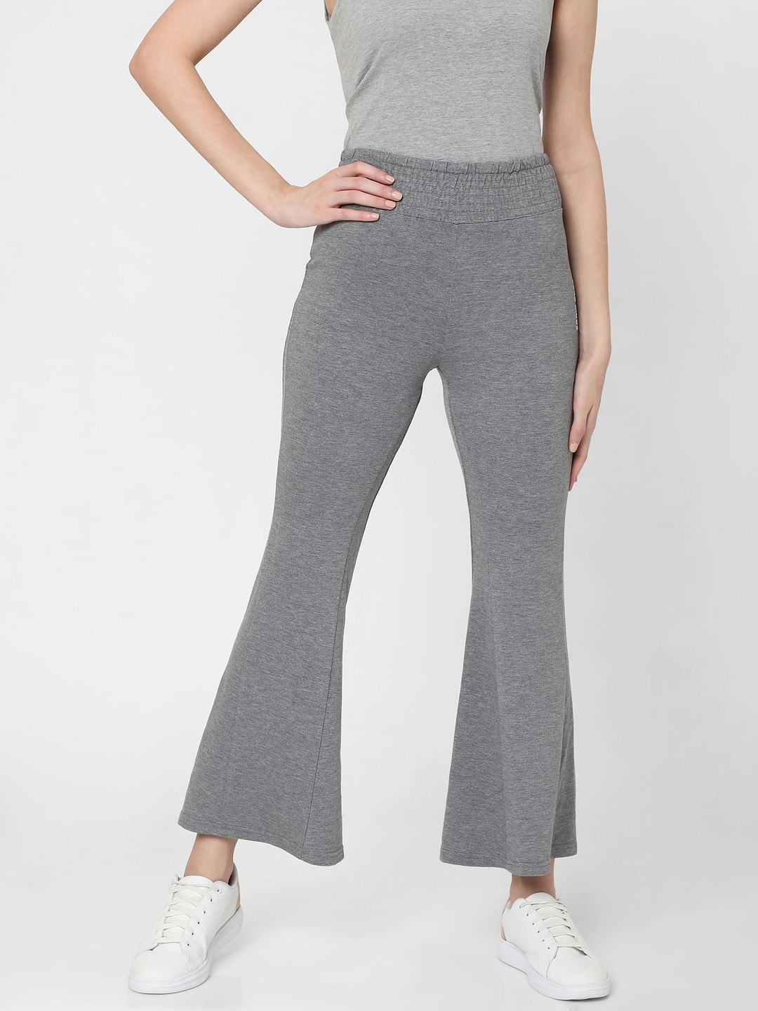 Grey Flared Lounge Pants