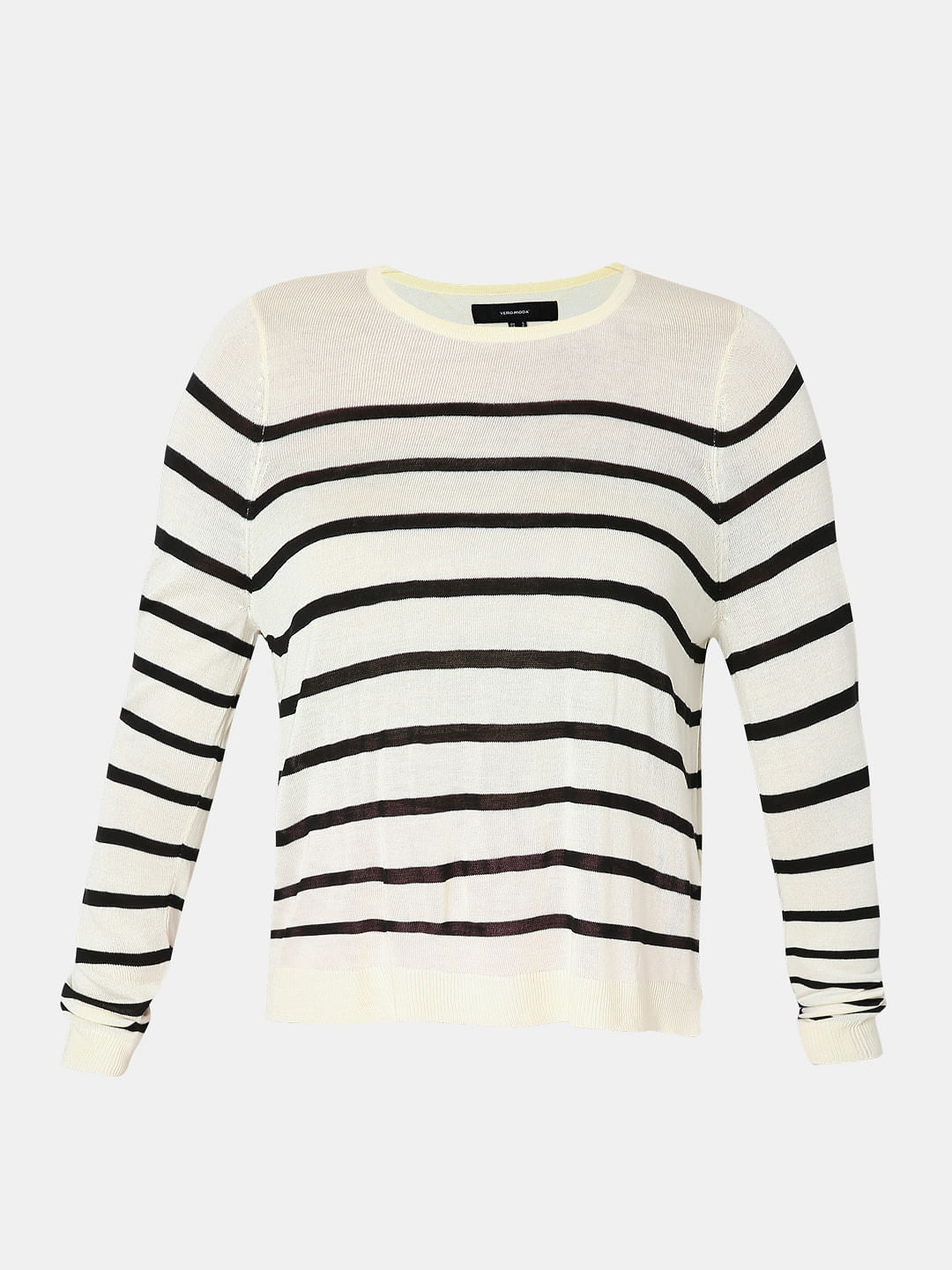 Off-White Striped Pullover
