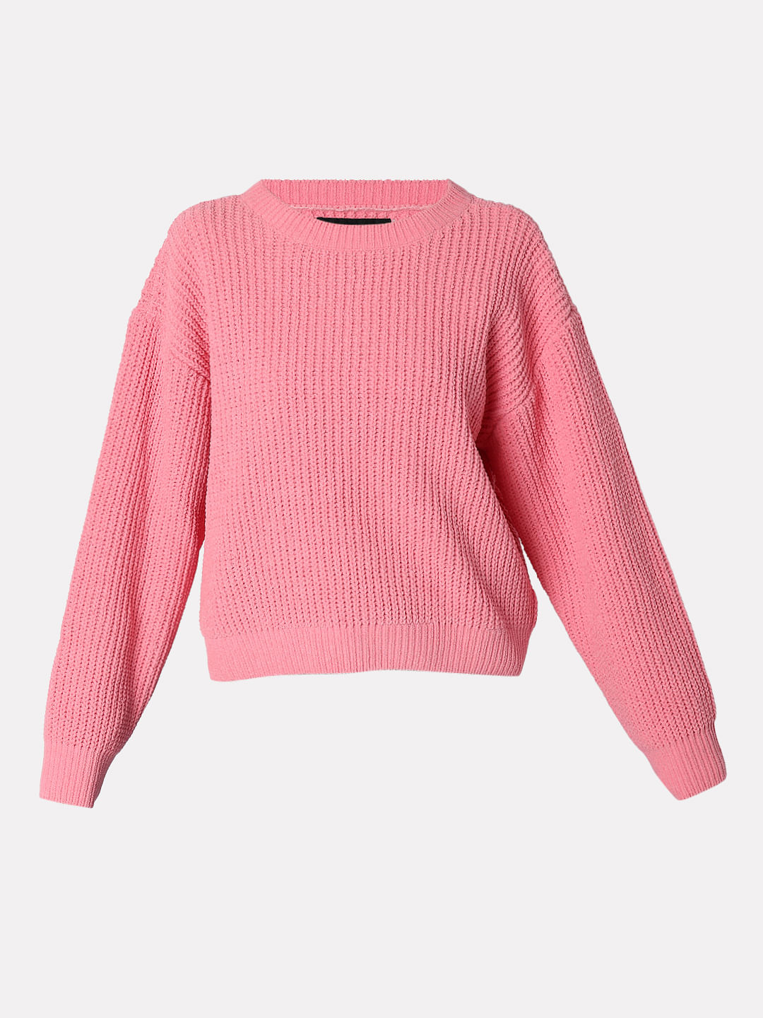 Light Pink Round Neck Pullover
