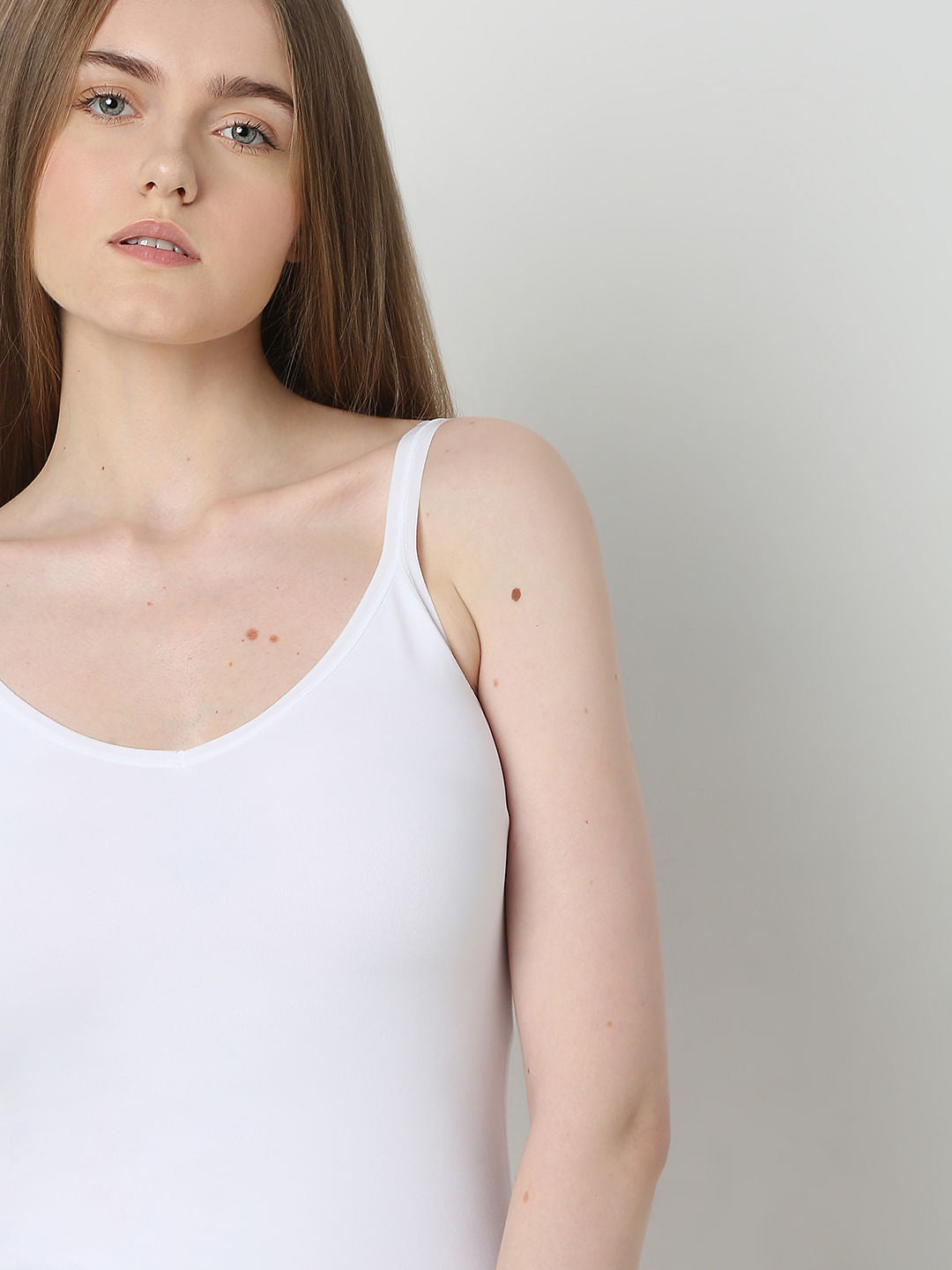 Intimates White Innerwear Top