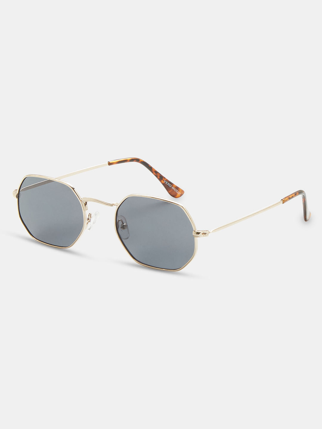 Golden Hexagon Sunglasses