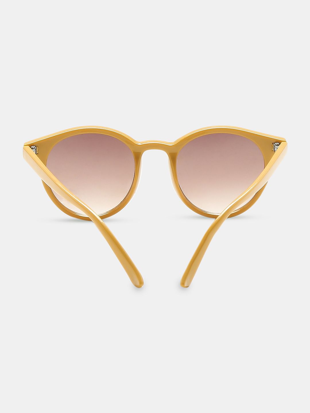 Mustard Round Sunglasses