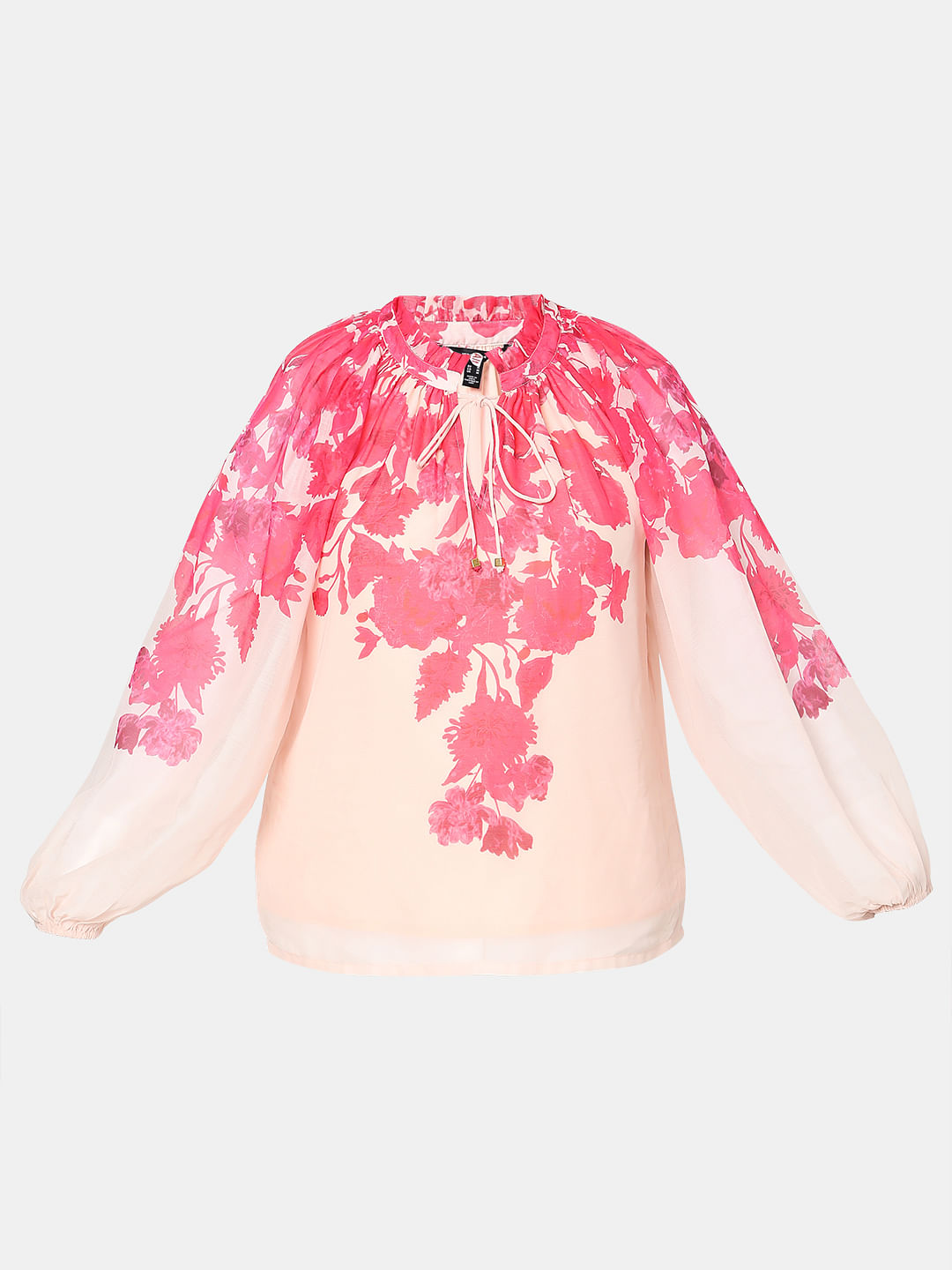 Pink Floral Co-Ord Set Top