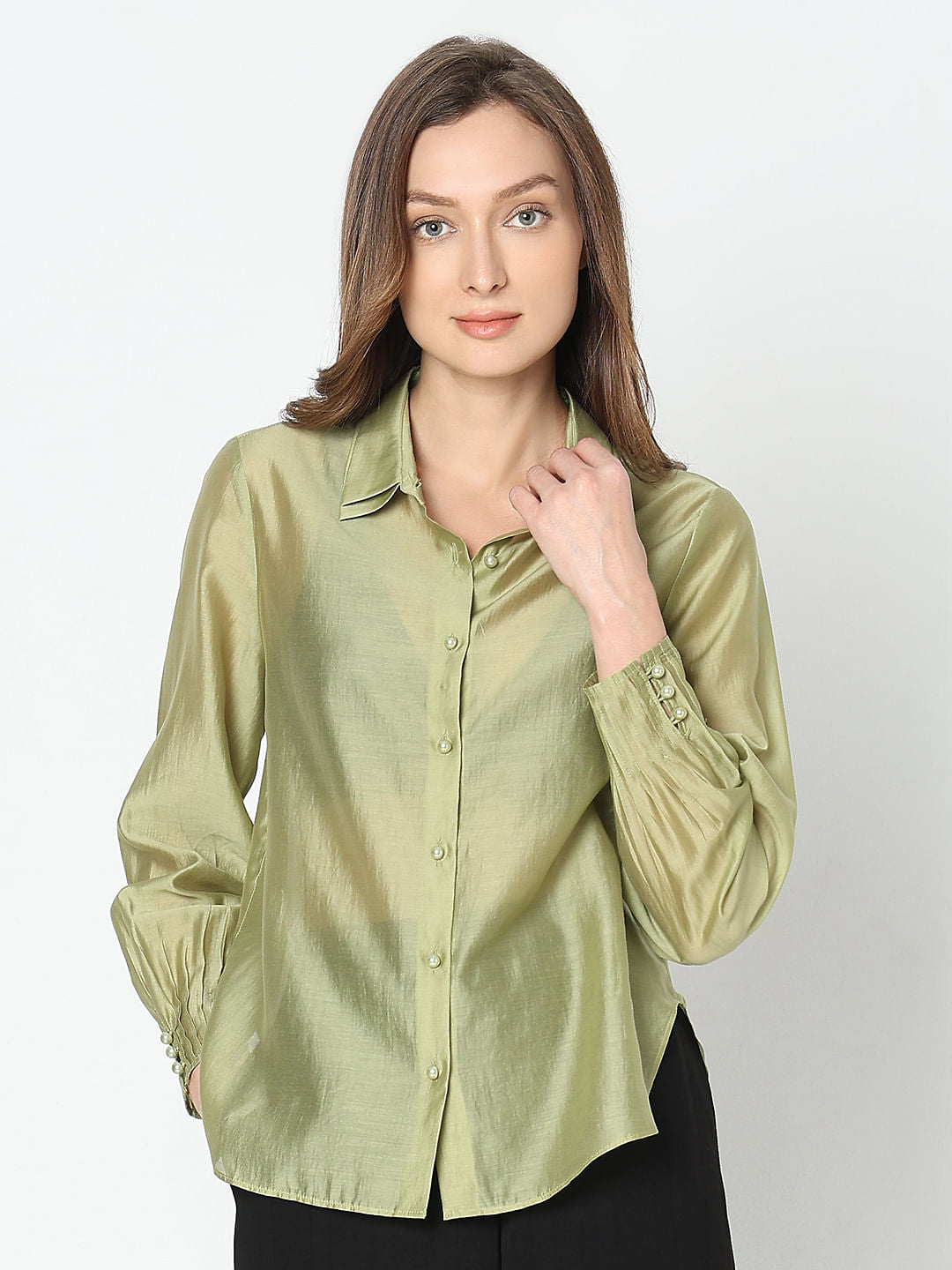 Sage Green Shirt