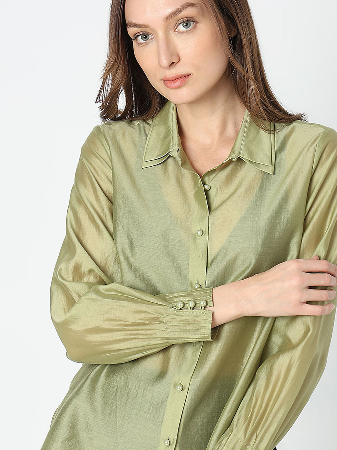 Sage Green Shirt