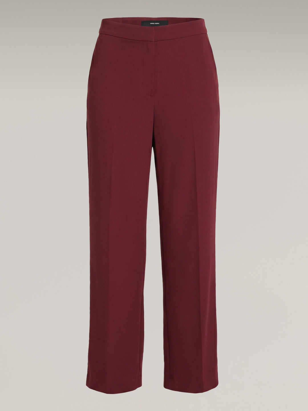 Burgundy High Rise Pants