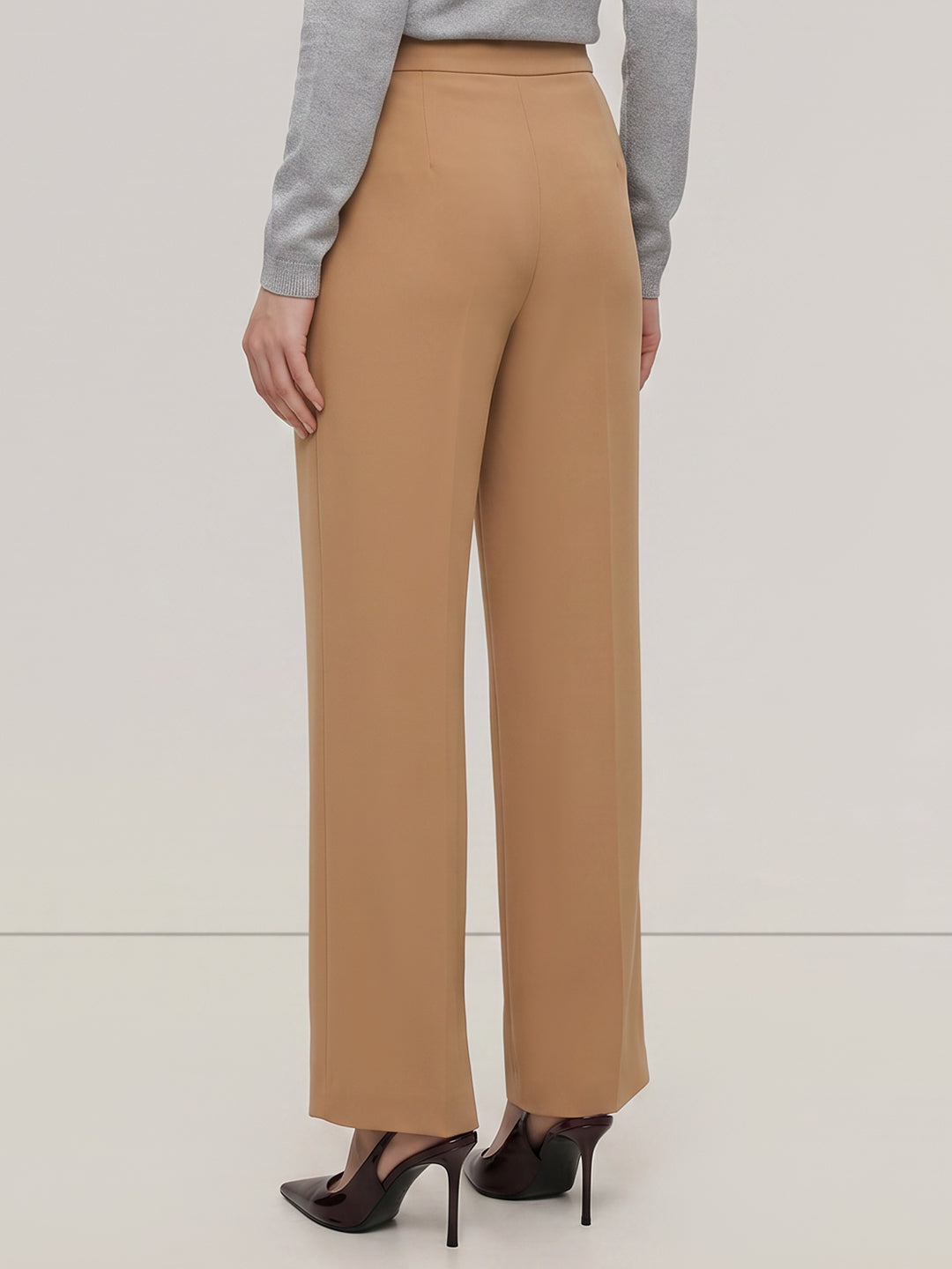 Brown High Rise Pants