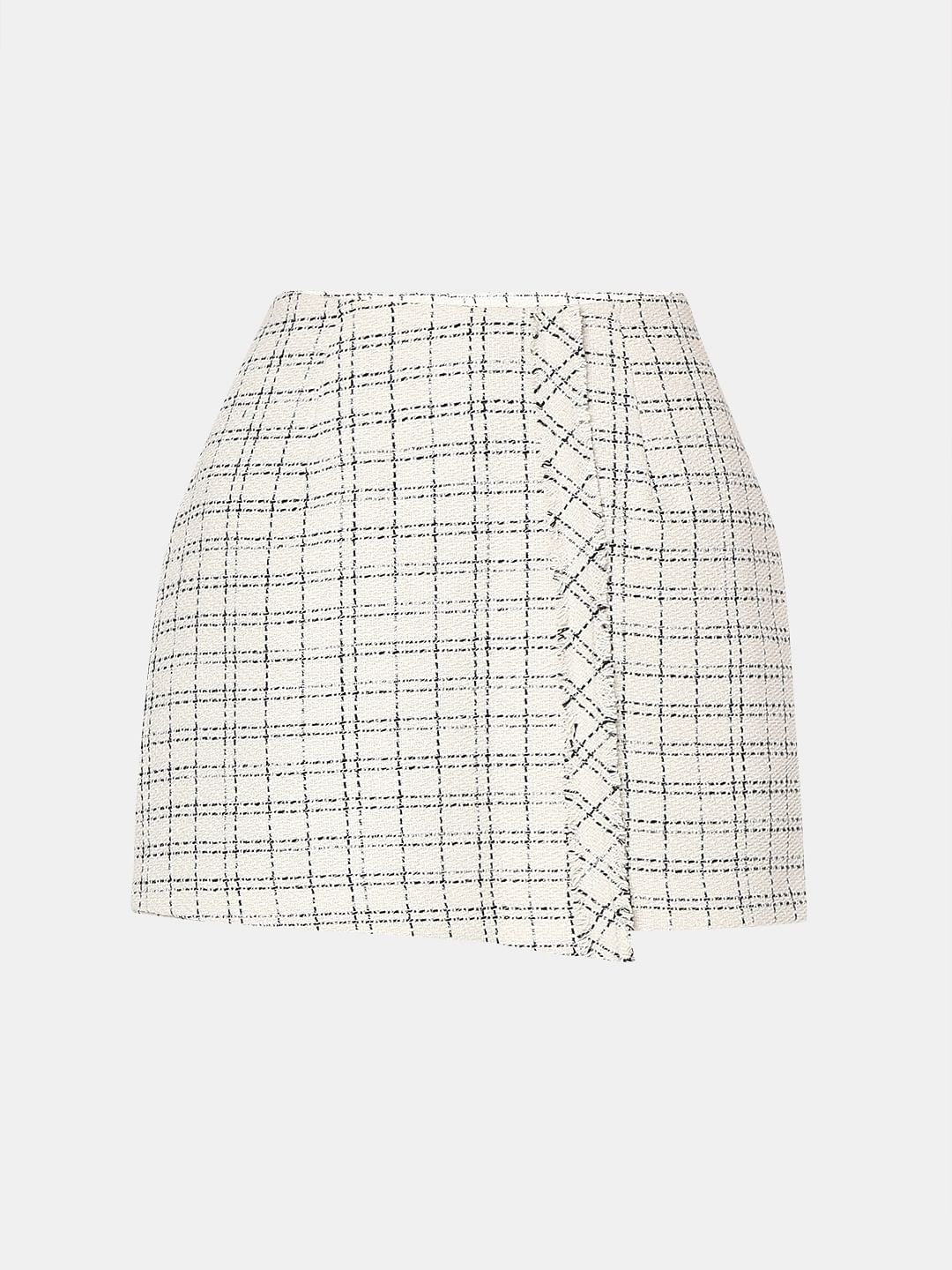 Off-White Check Co-Ord Set Shorts