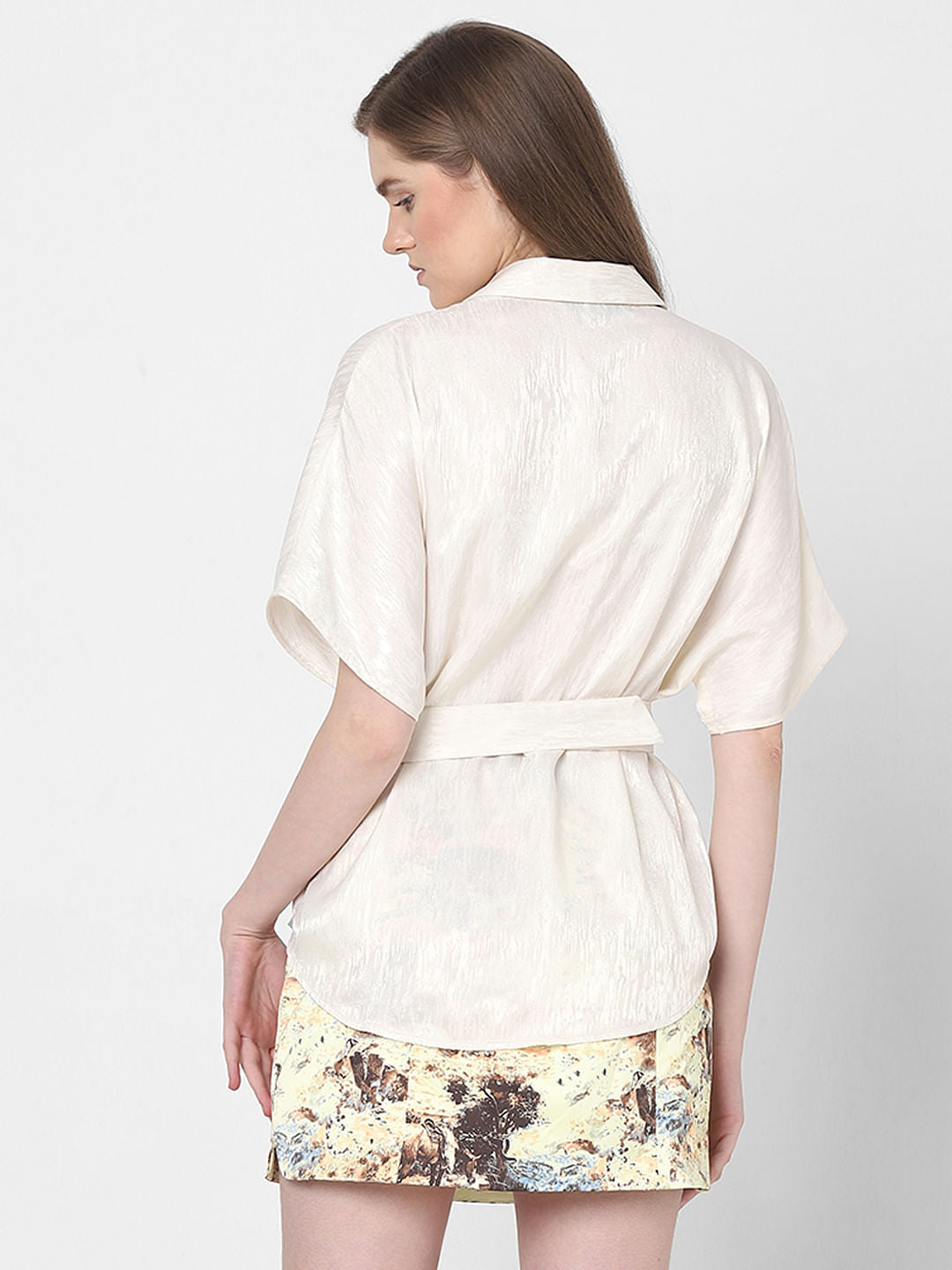 Off-White Textured Shirt