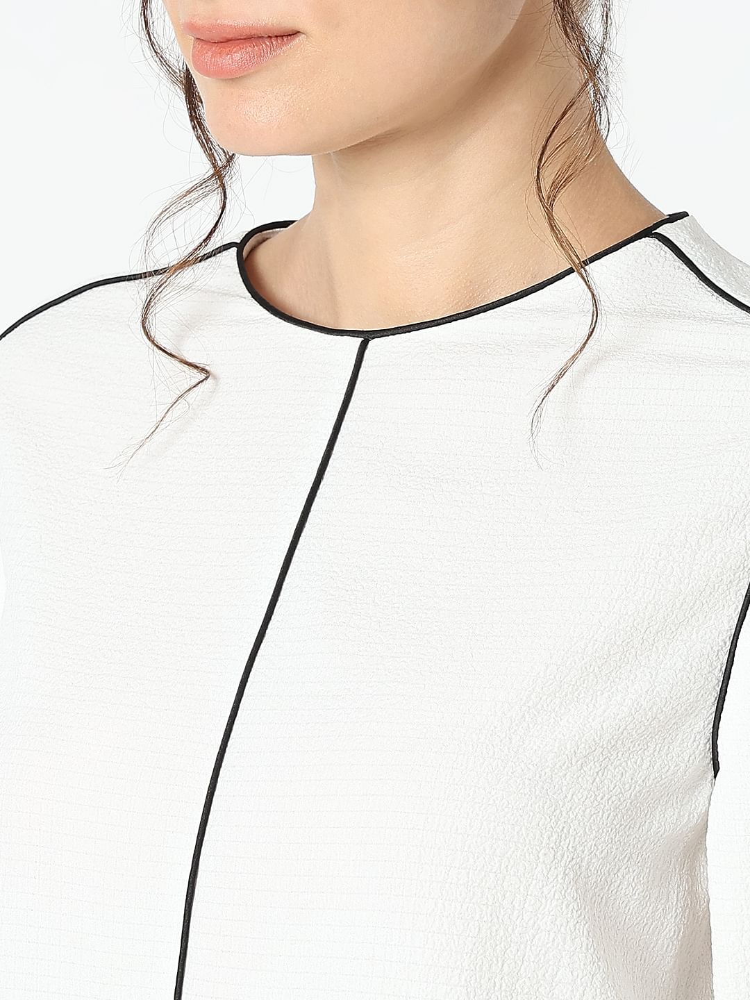 White Full Sleeves Top