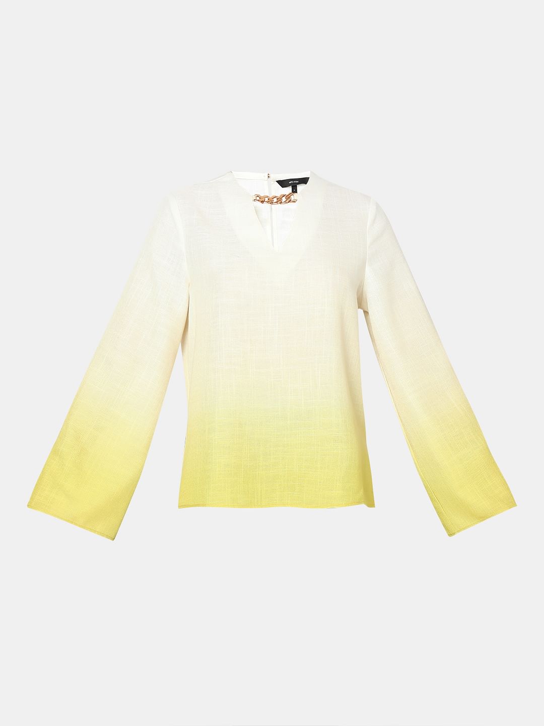 Yellow Ombre Top