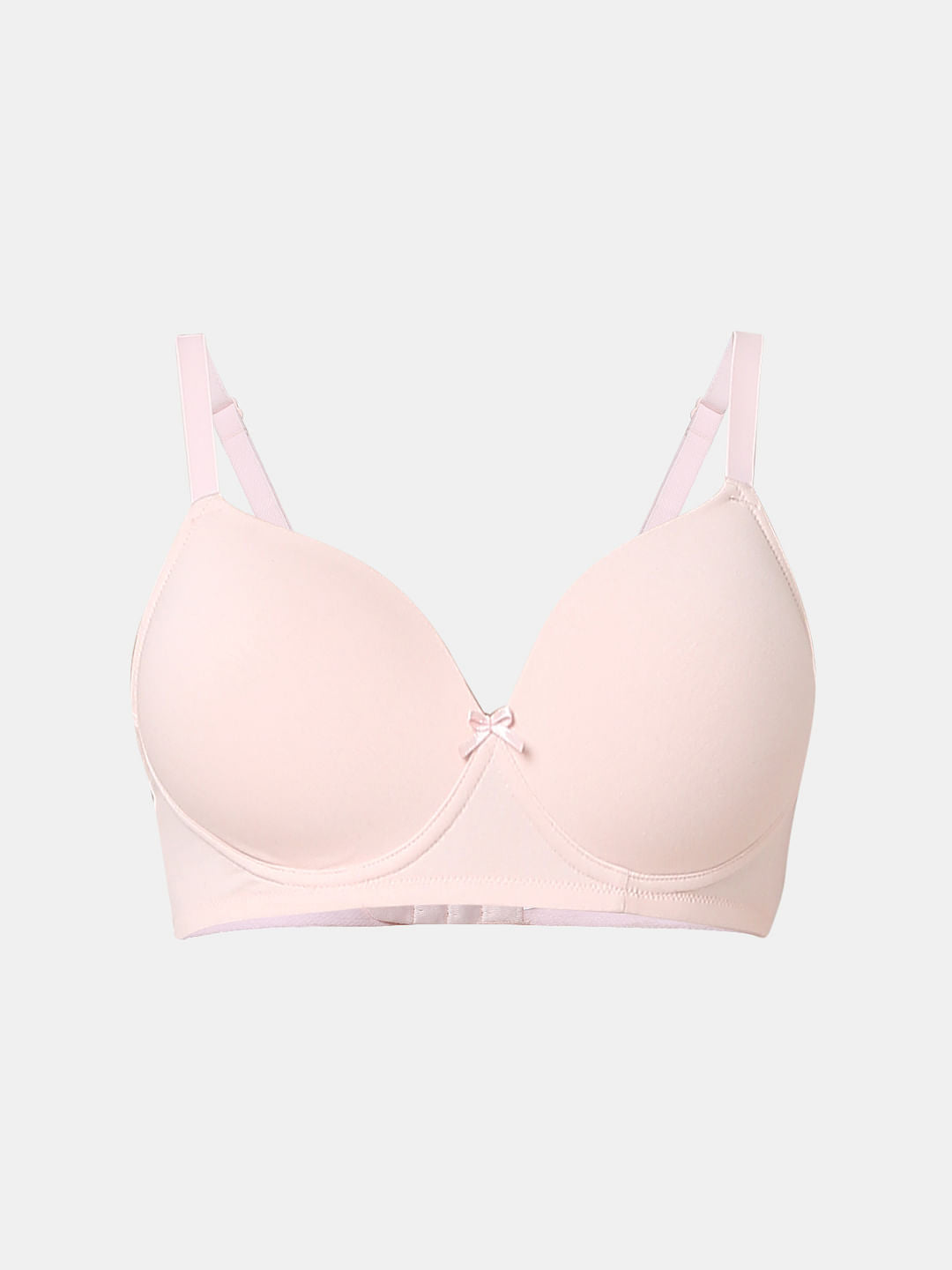 Intimates Light Pink Full Coverage Padded Non-Wired Bra