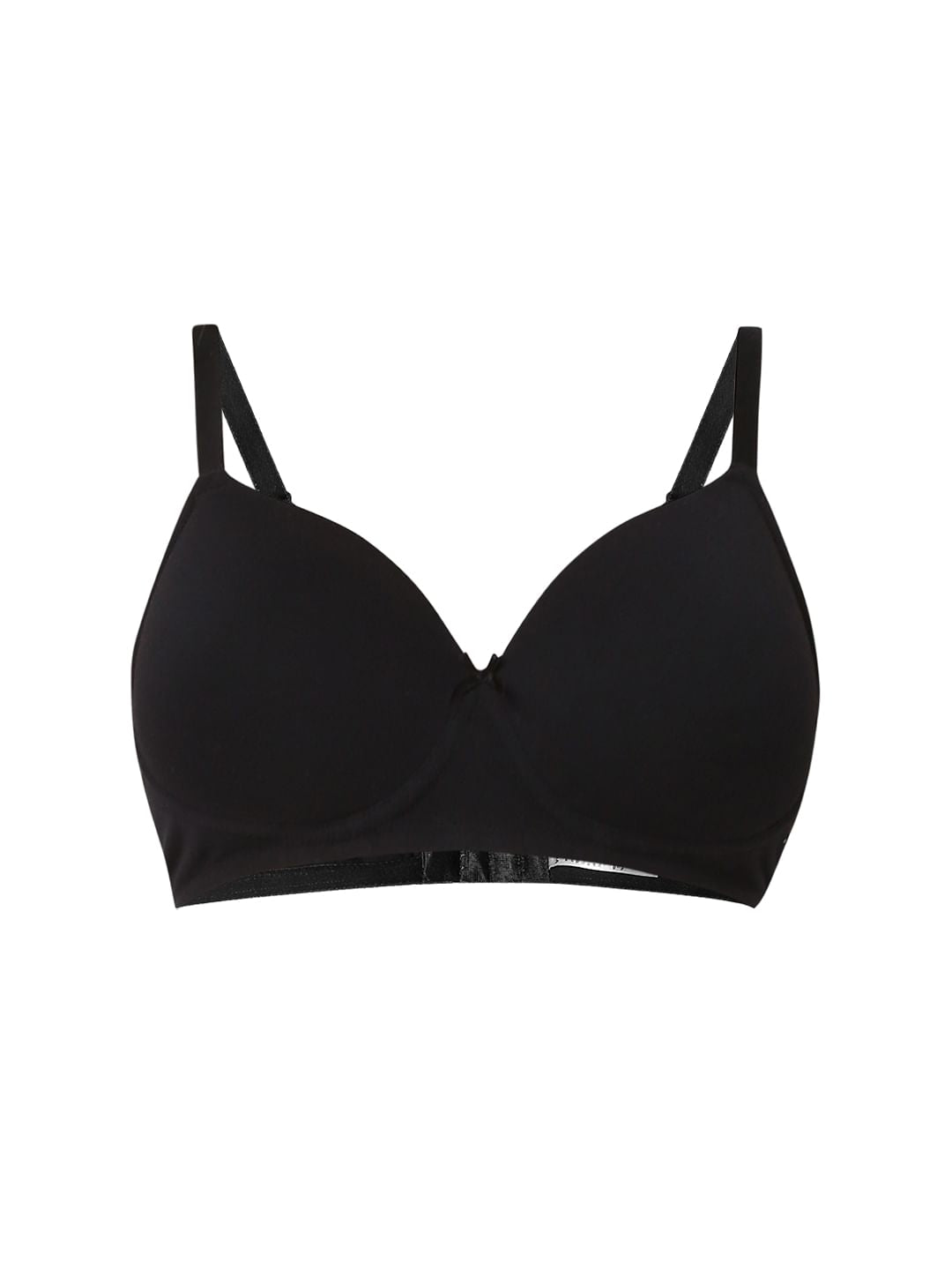 Intimates Black Full Coverage Padded Non-Wired Bra