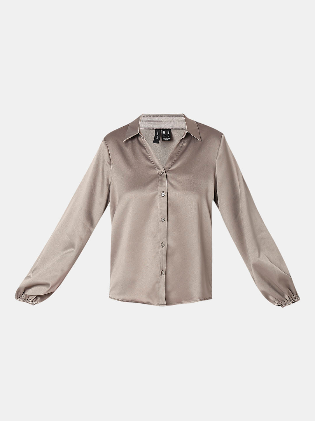 Champagne Satin Shirt