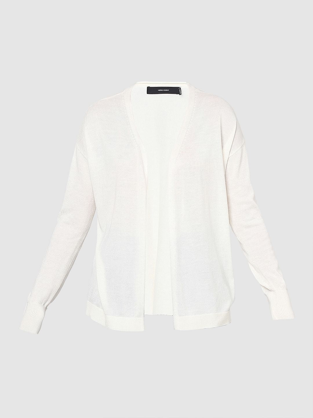 Off-White Front Open Cardigan