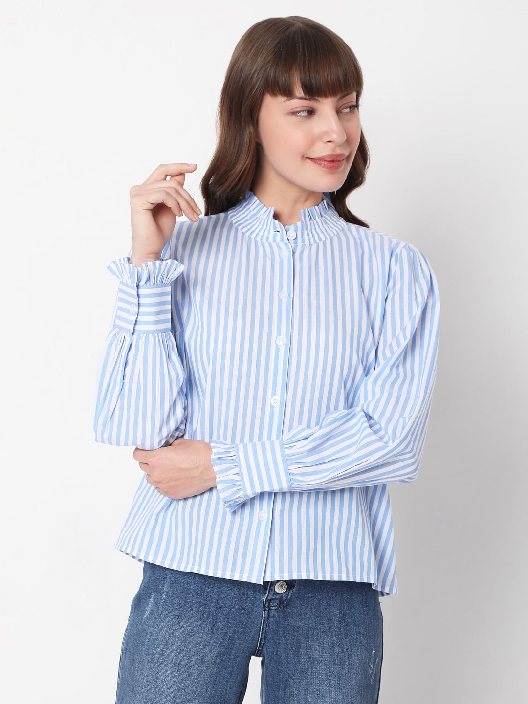 Blue Striped Shirt