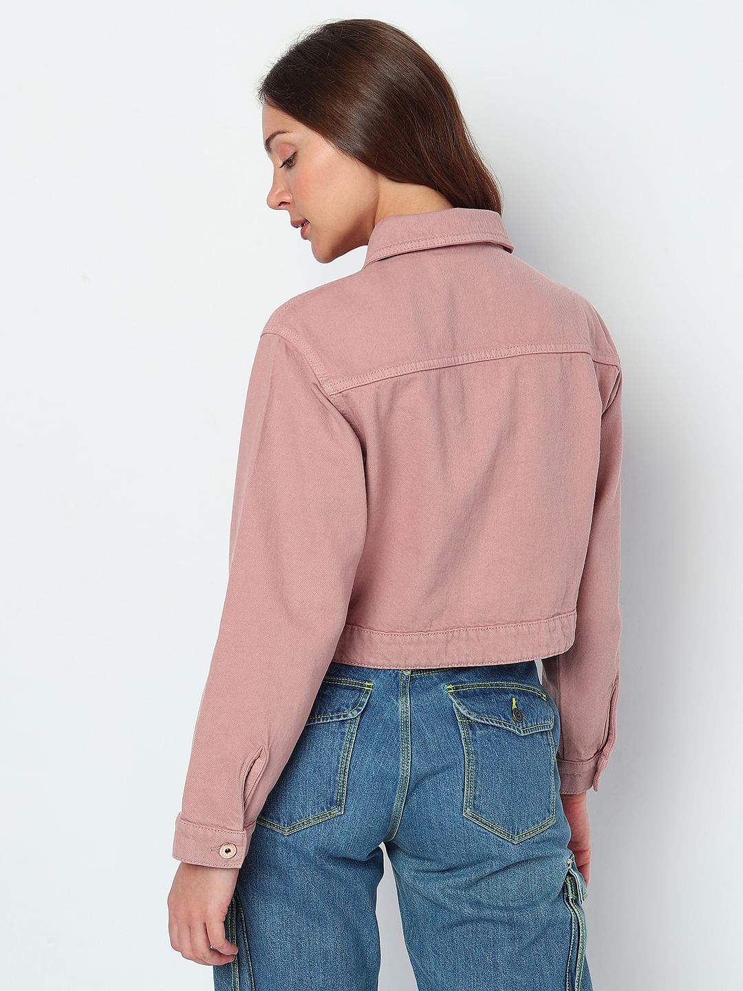 Pink Denim Jacket