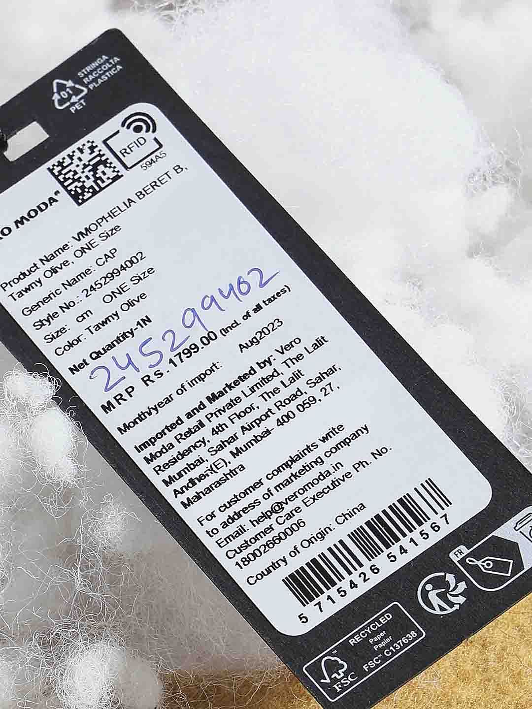 Yellow Tie-Dye Beret