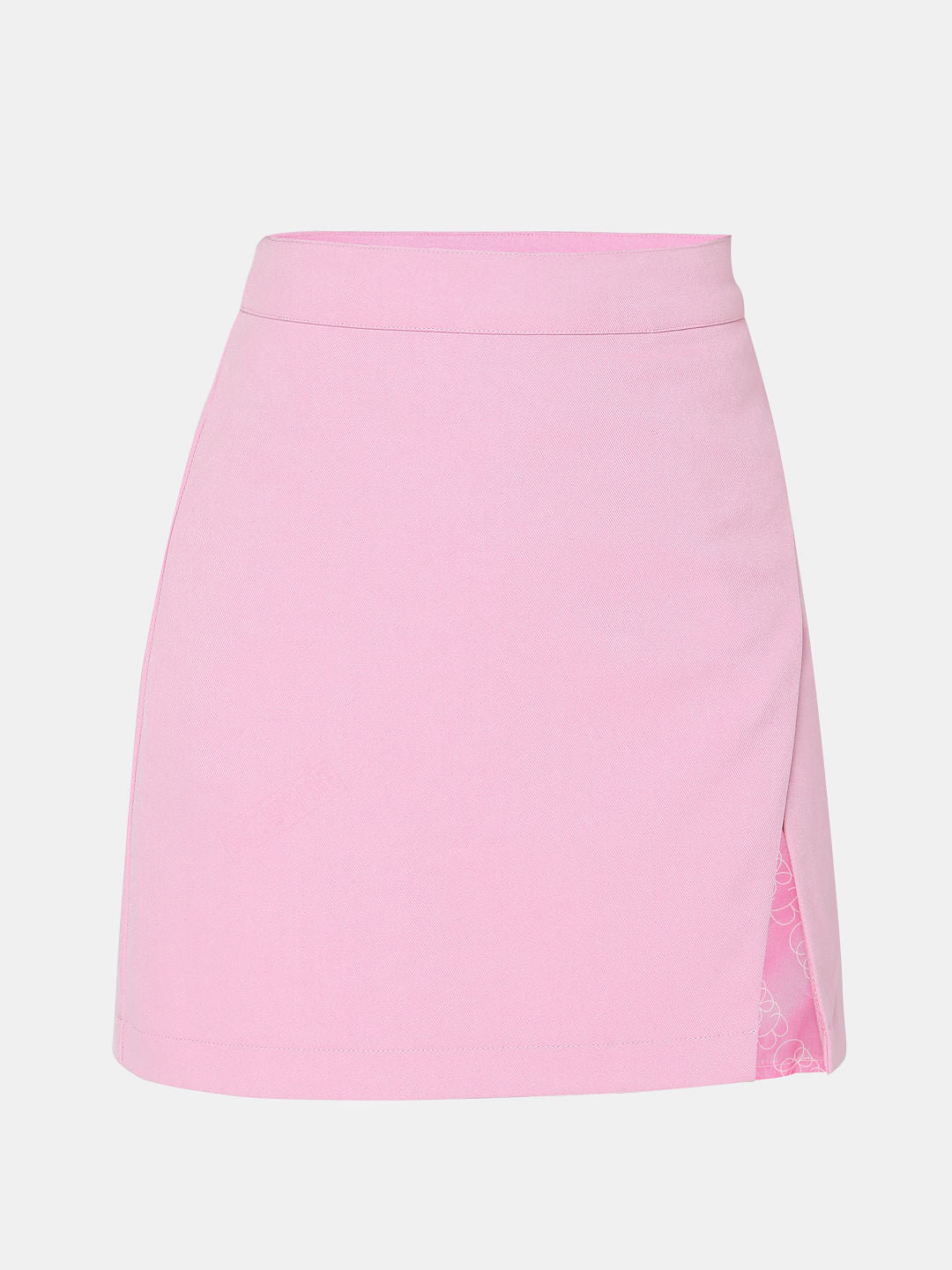 Pink High Rise Mini Skirt