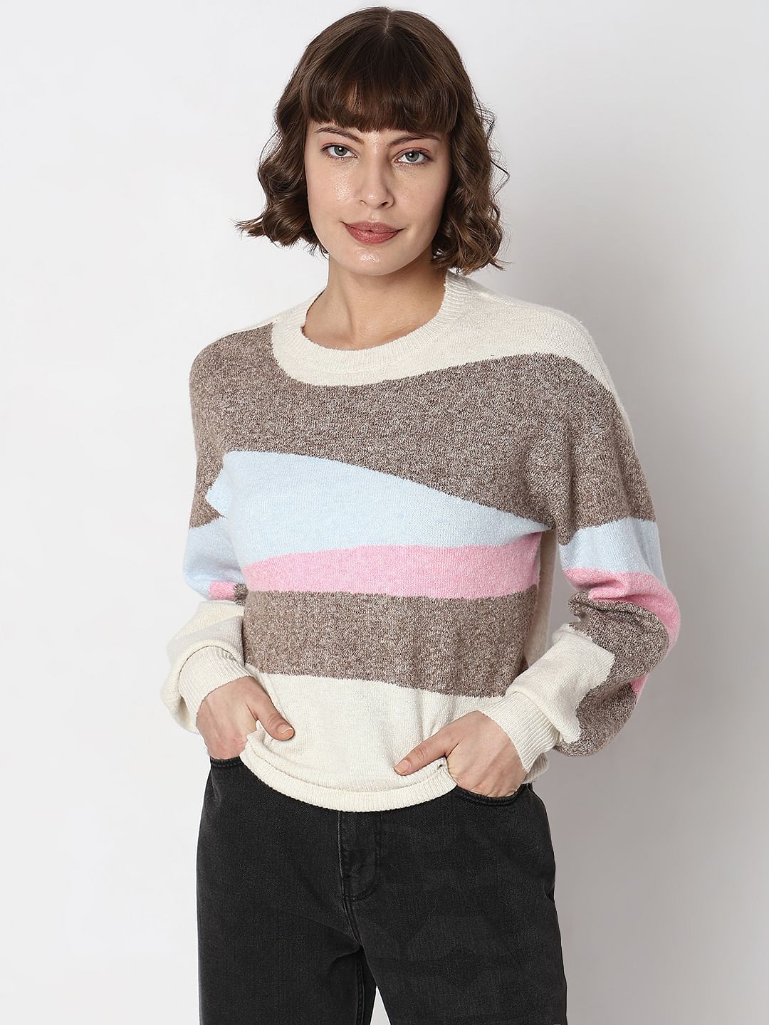 Off-White Colourblocked Pullover