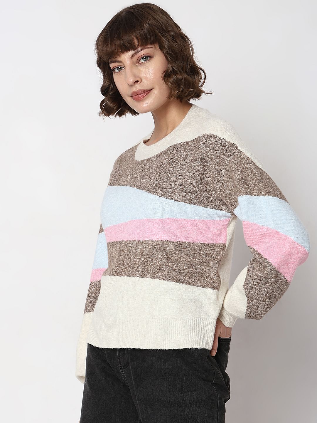 Off-White Colourblocked Pullover