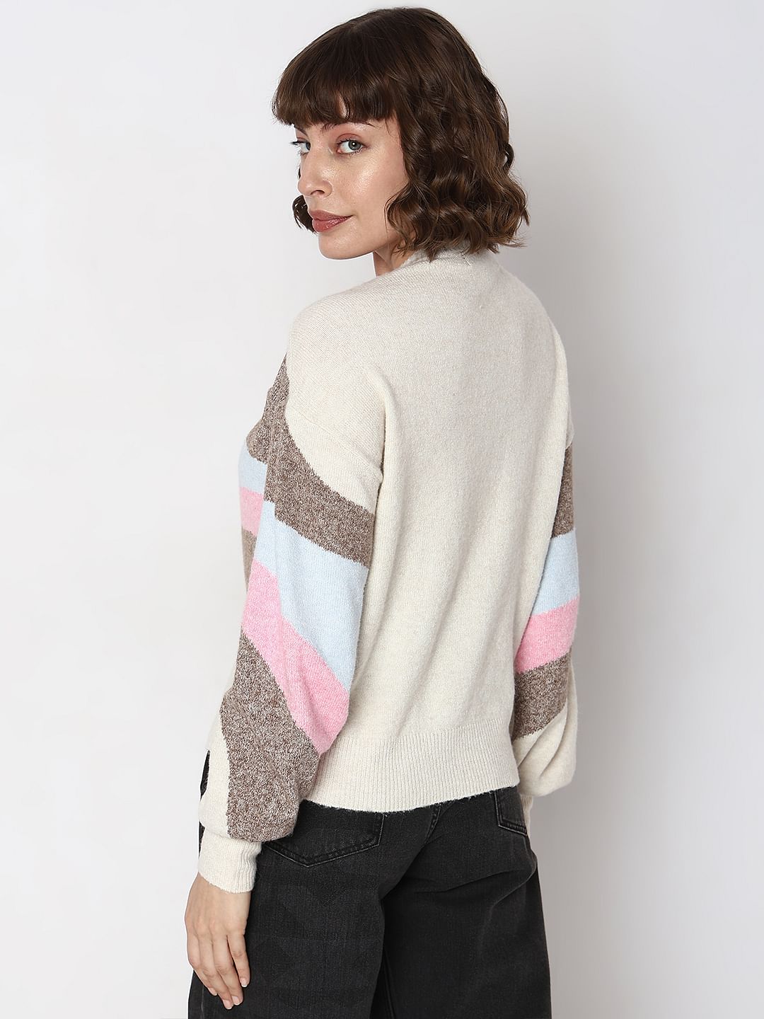 Off-White Colourblocked Pullover