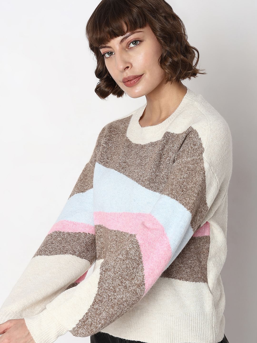 Off-White Colourblocked Pullover