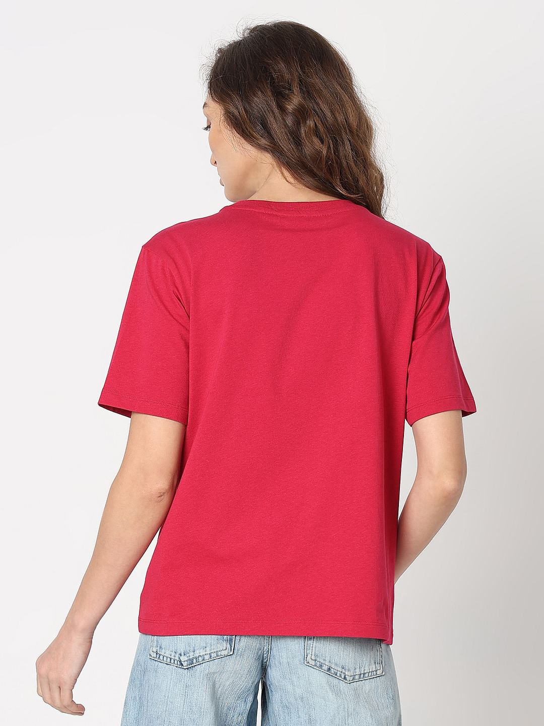 Red Graphic Print T-Shirt
