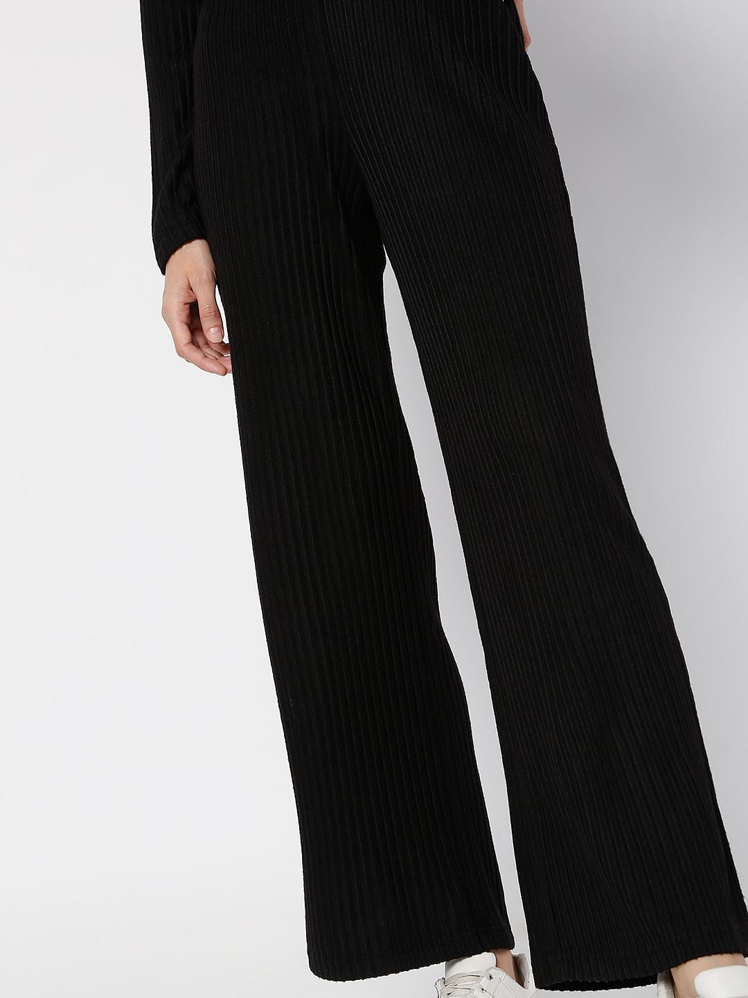 High Rise Black Co-Ord Pants