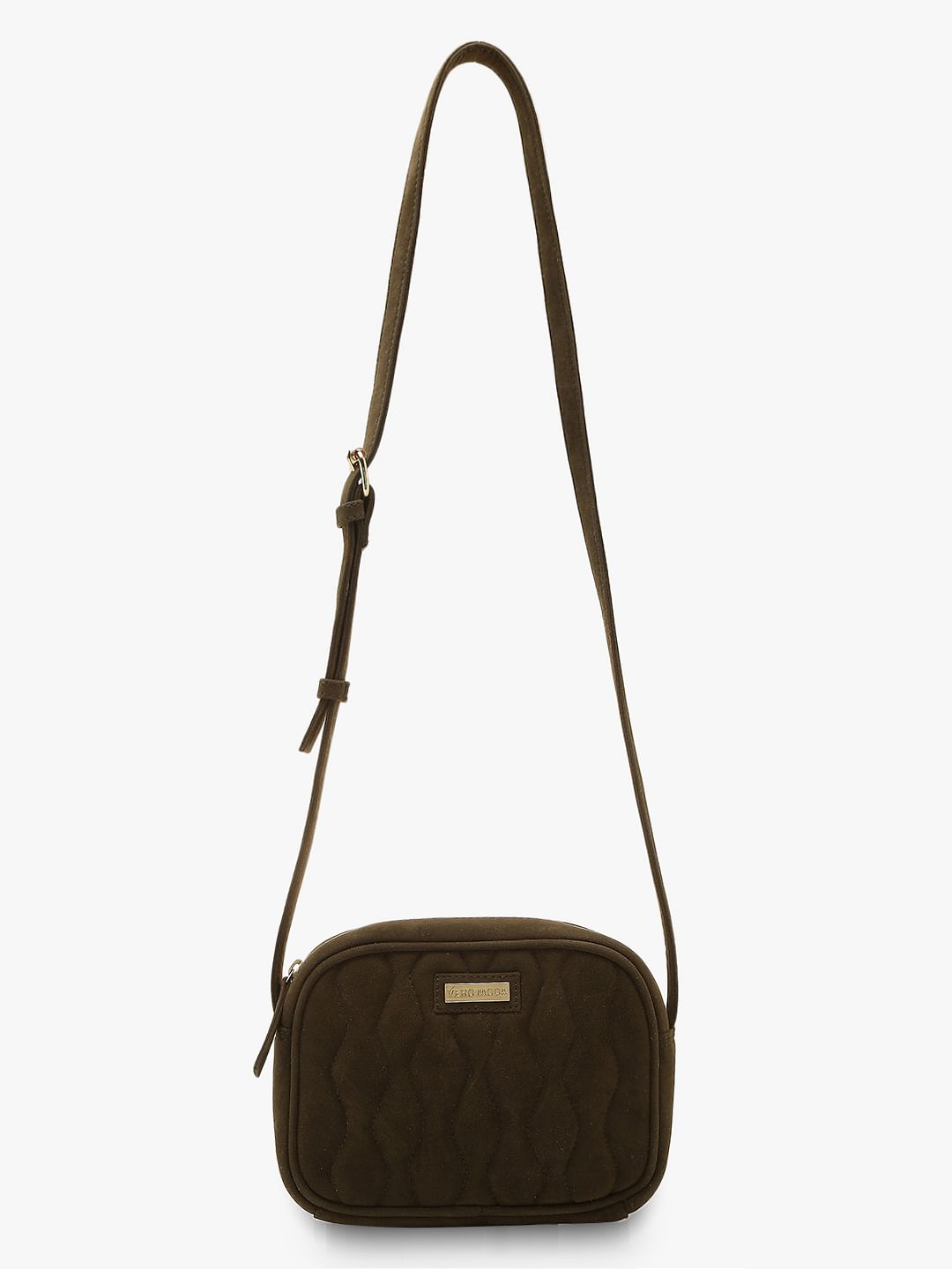 Olive Adjustable Strap Crossbody Bag