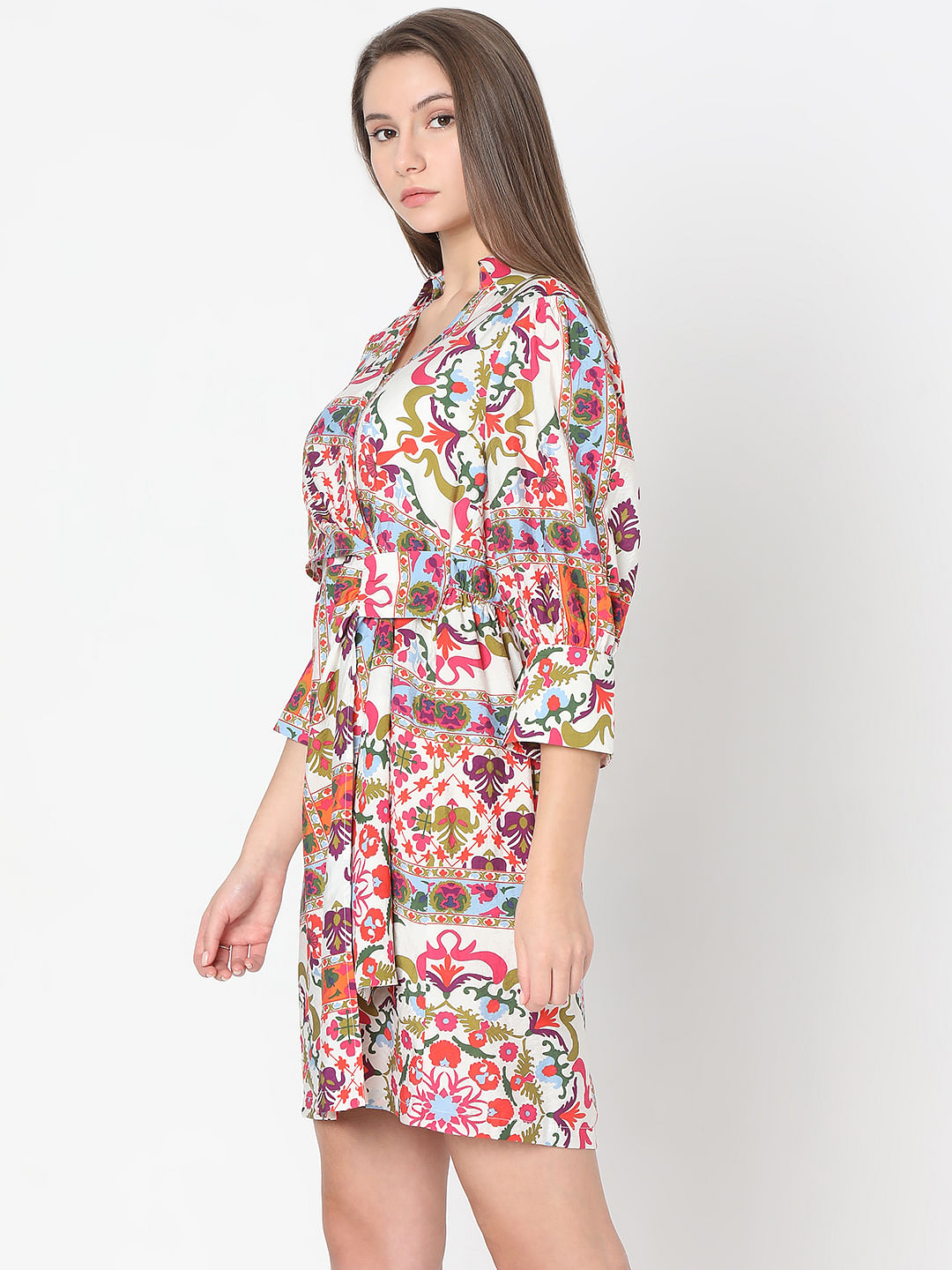 Off-White Printed Wrap Shirt