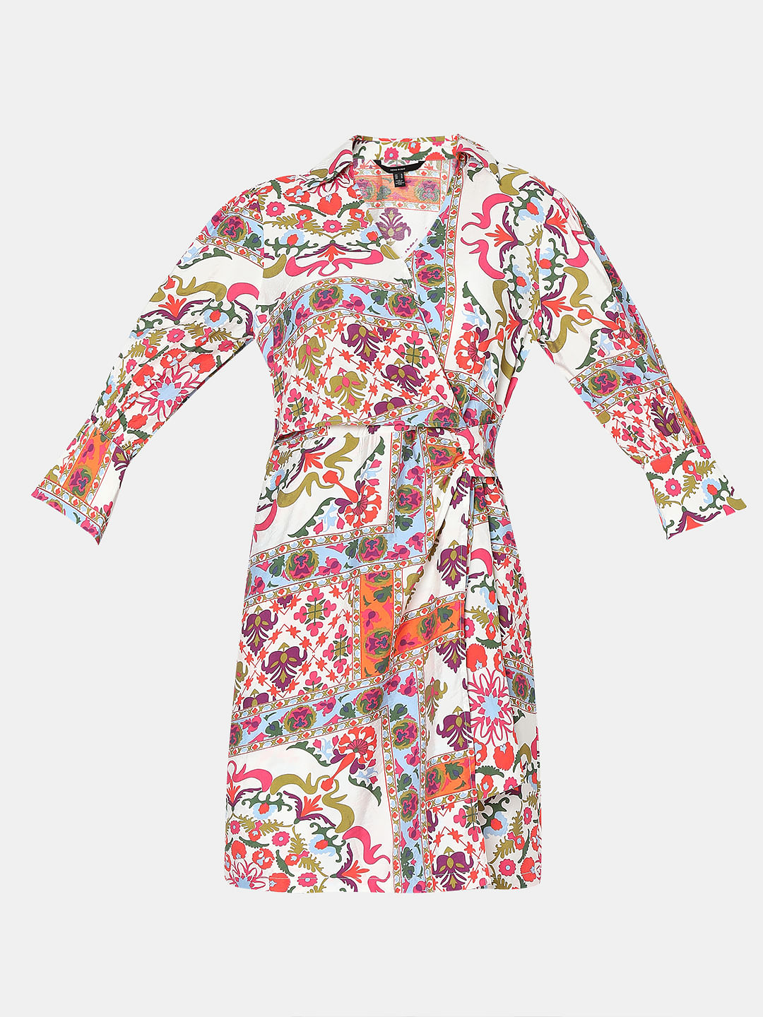 Off-White Printed Wrap Shirt
