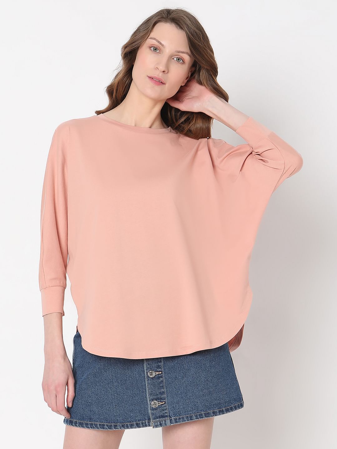 Light Pink Cotton T-Shirt