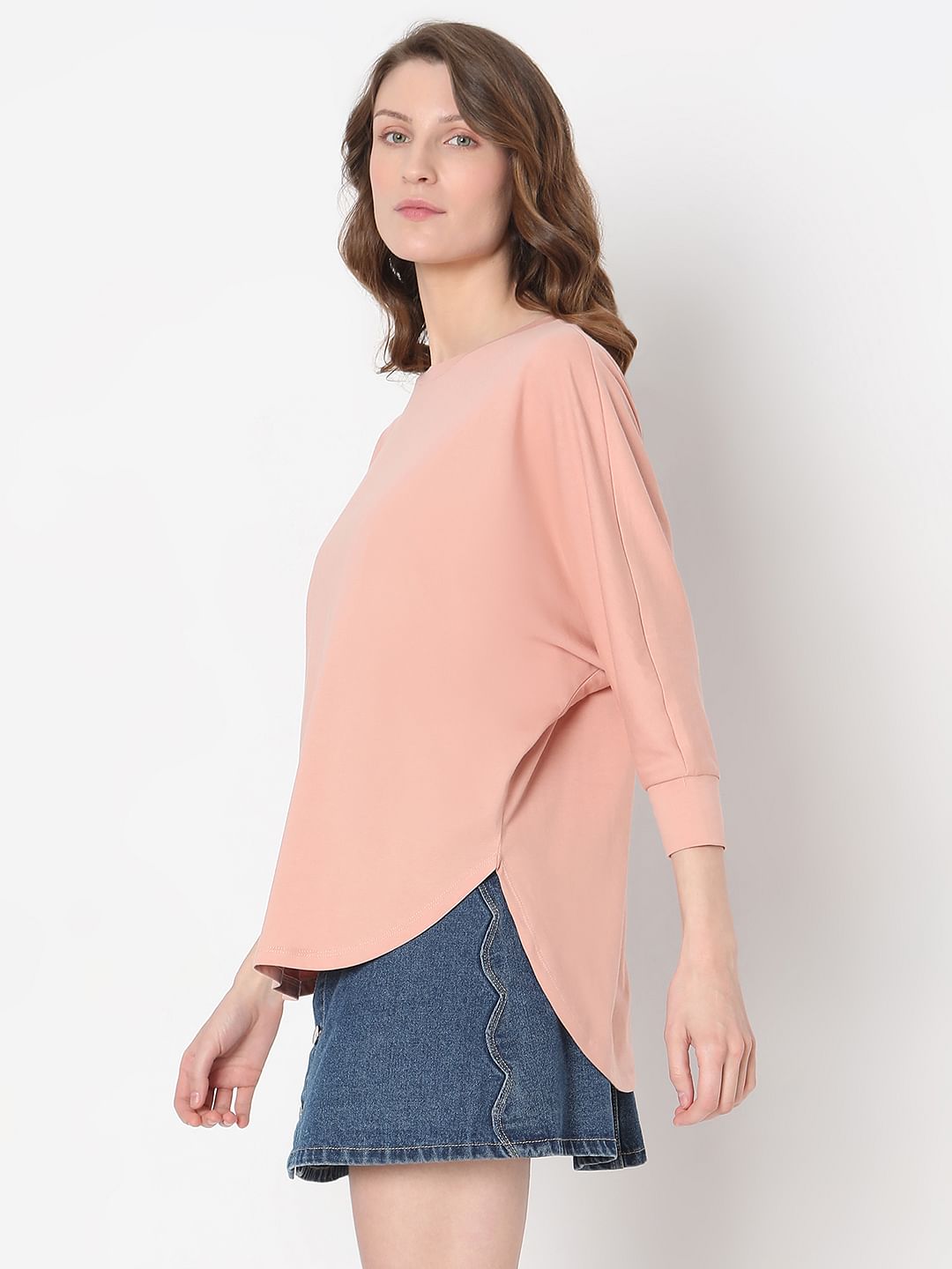 Light Pink Cotton T-Shirt