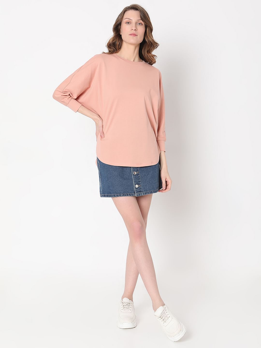 Light Pink Cotton T-Shirt
