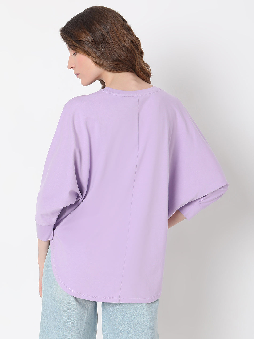 Lilac Regular Fit Top