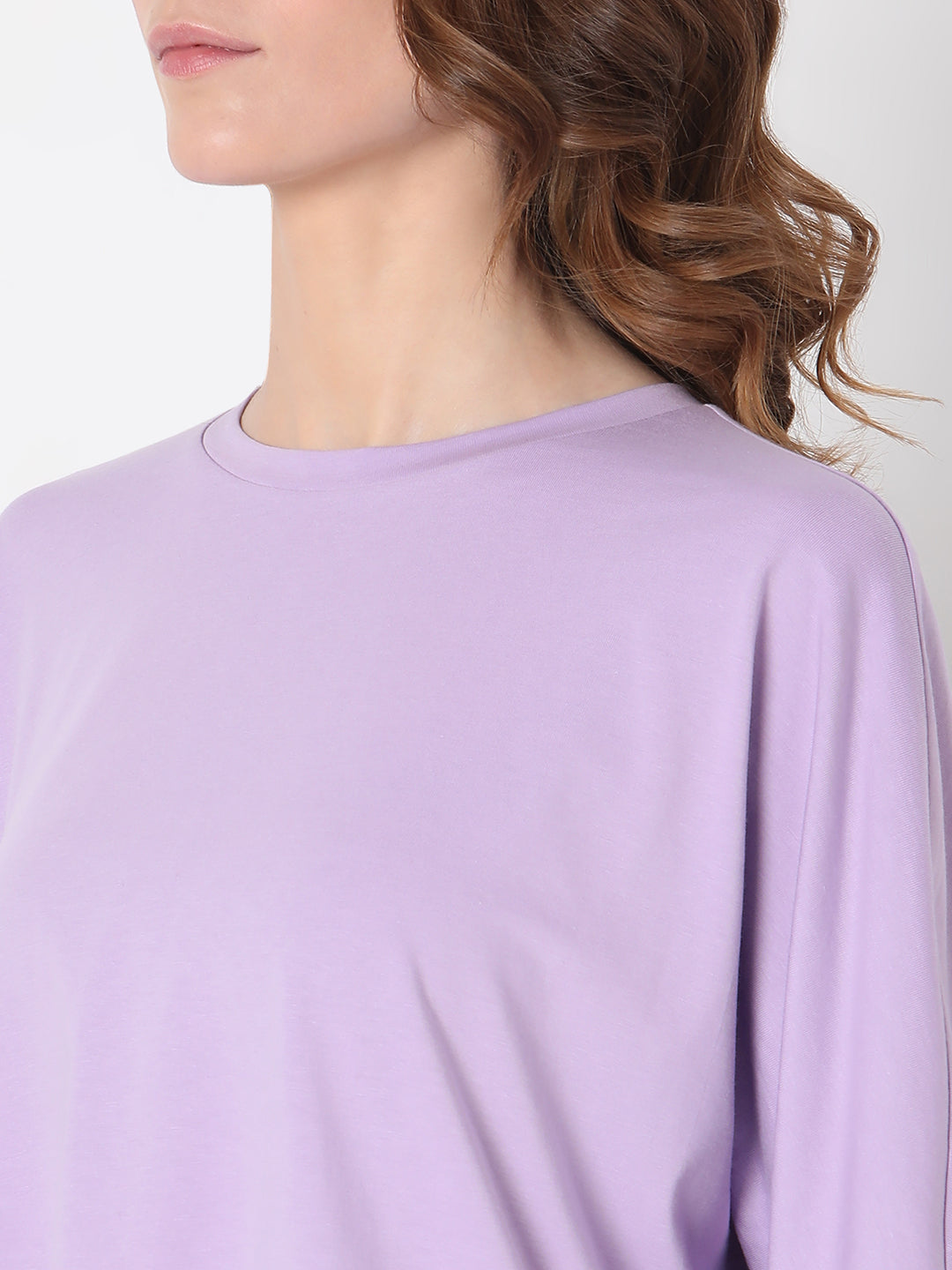 Lilac Regular Fit Top