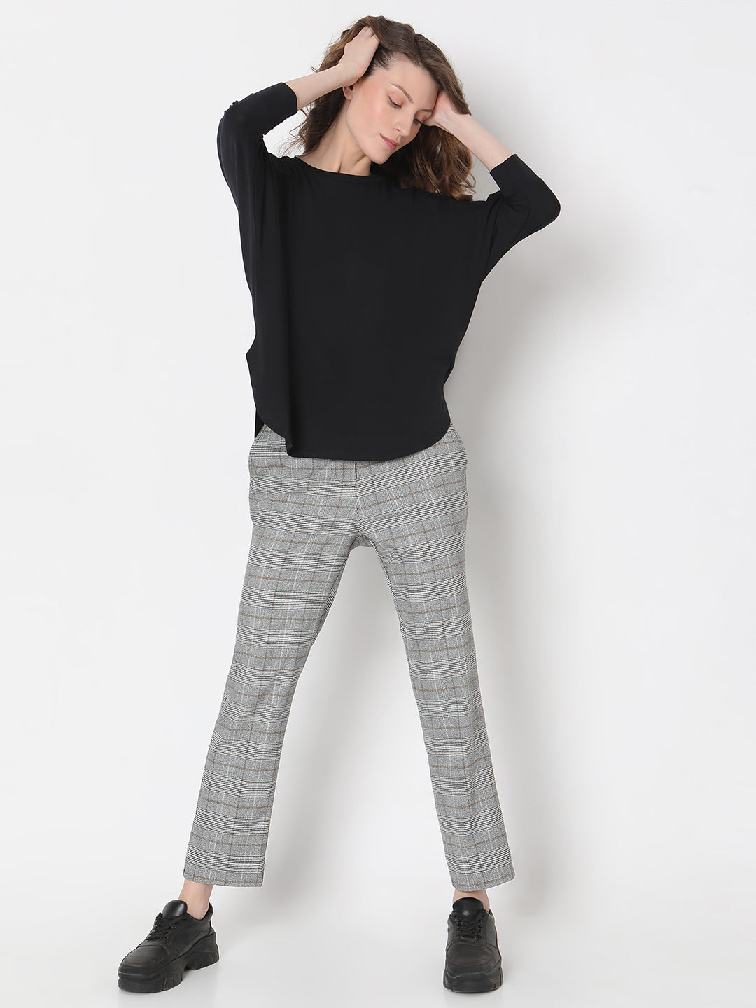 Black Regular Fit Top